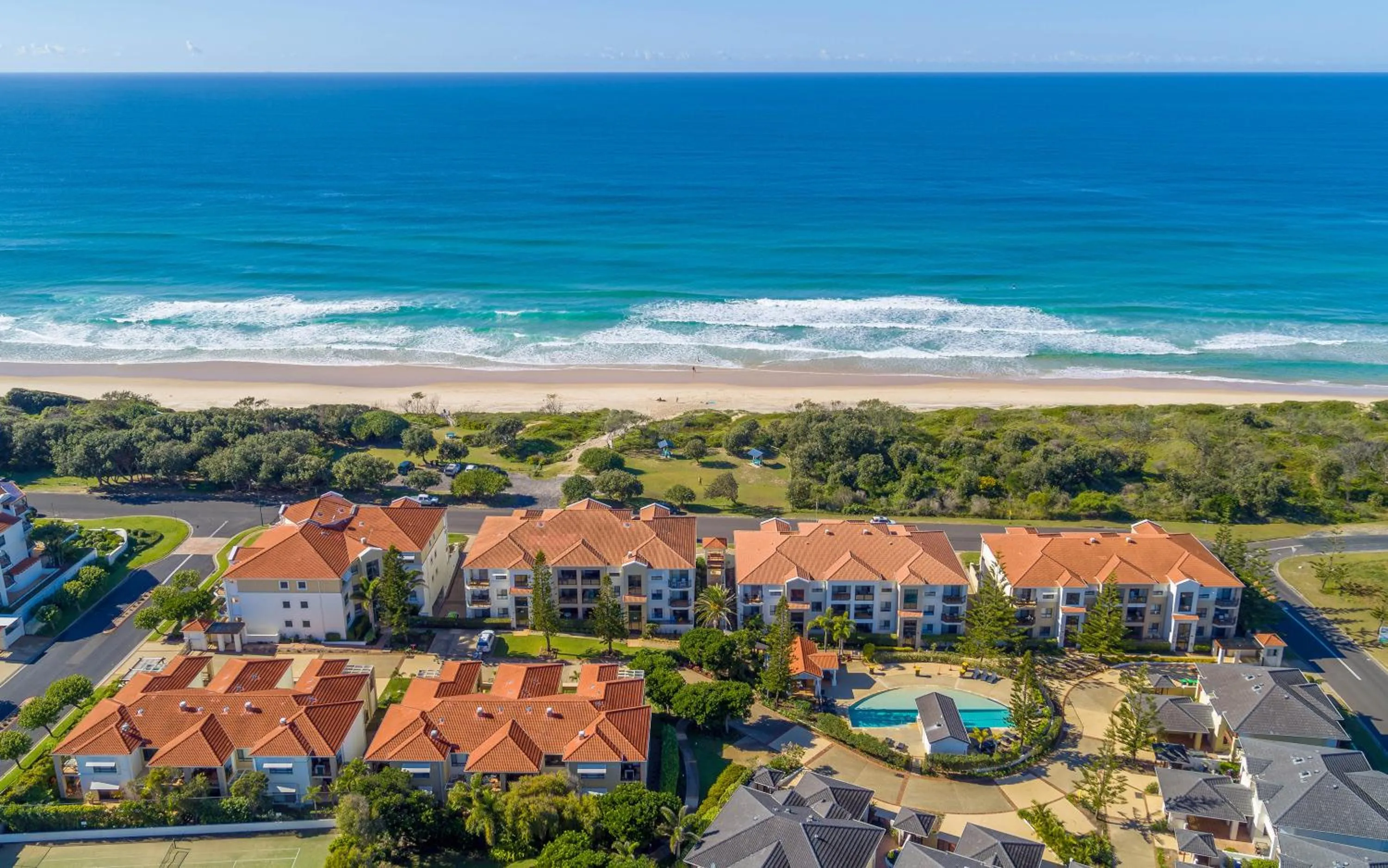 Property building in The Sands Resort at Yamba