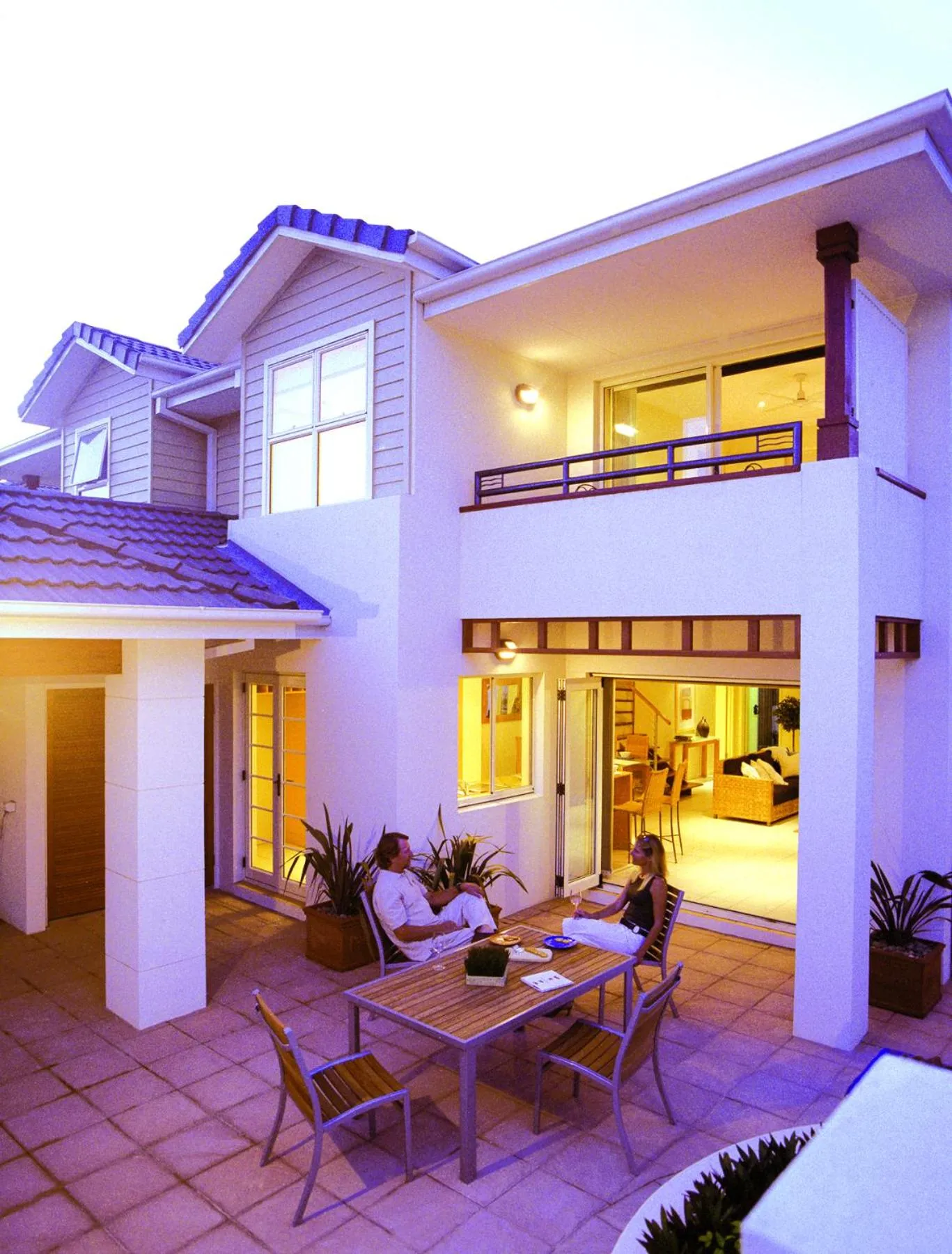 Patio in The Sands Resort at Yamba