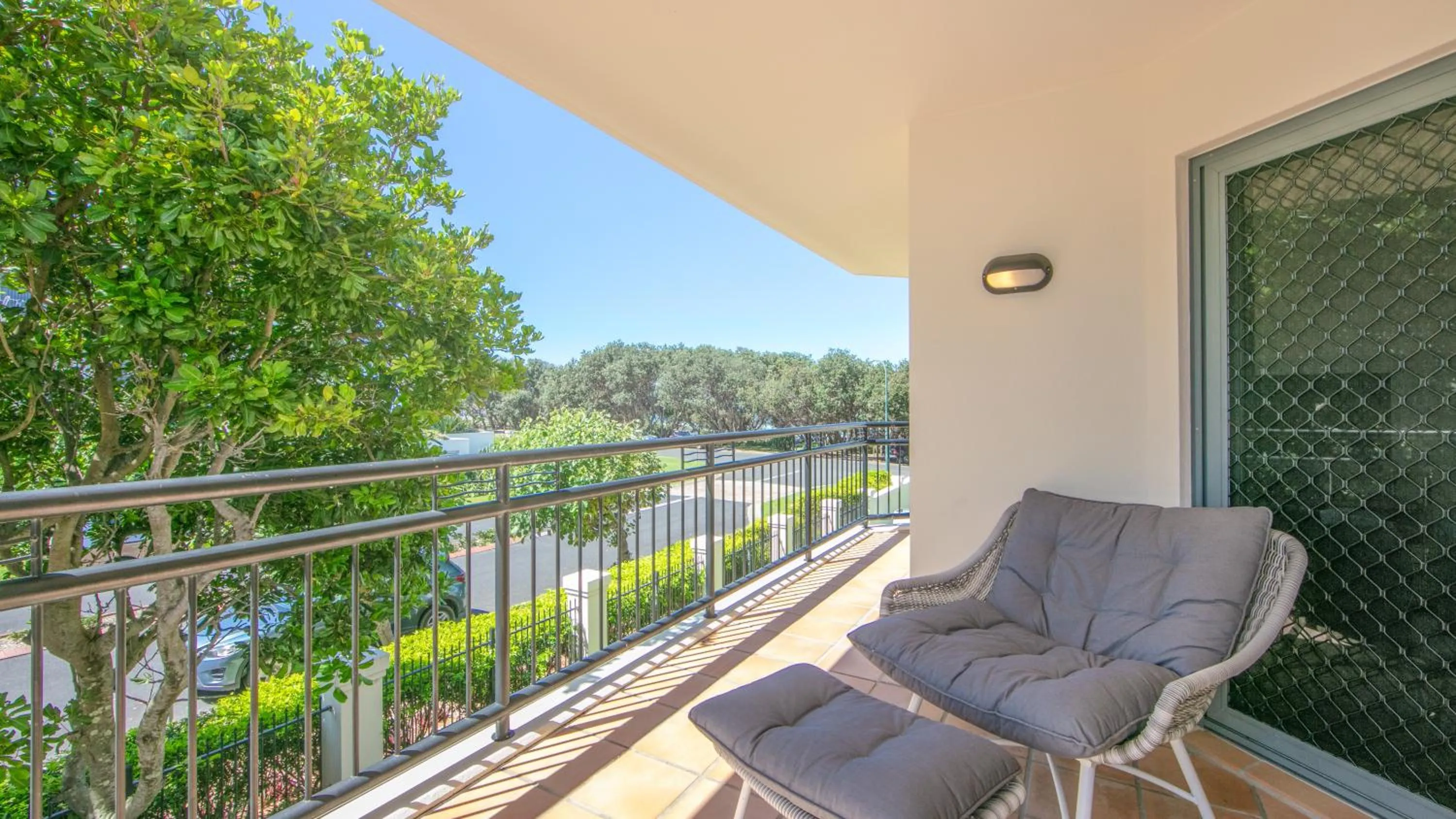 Patio in The Sands Resort at Yamba