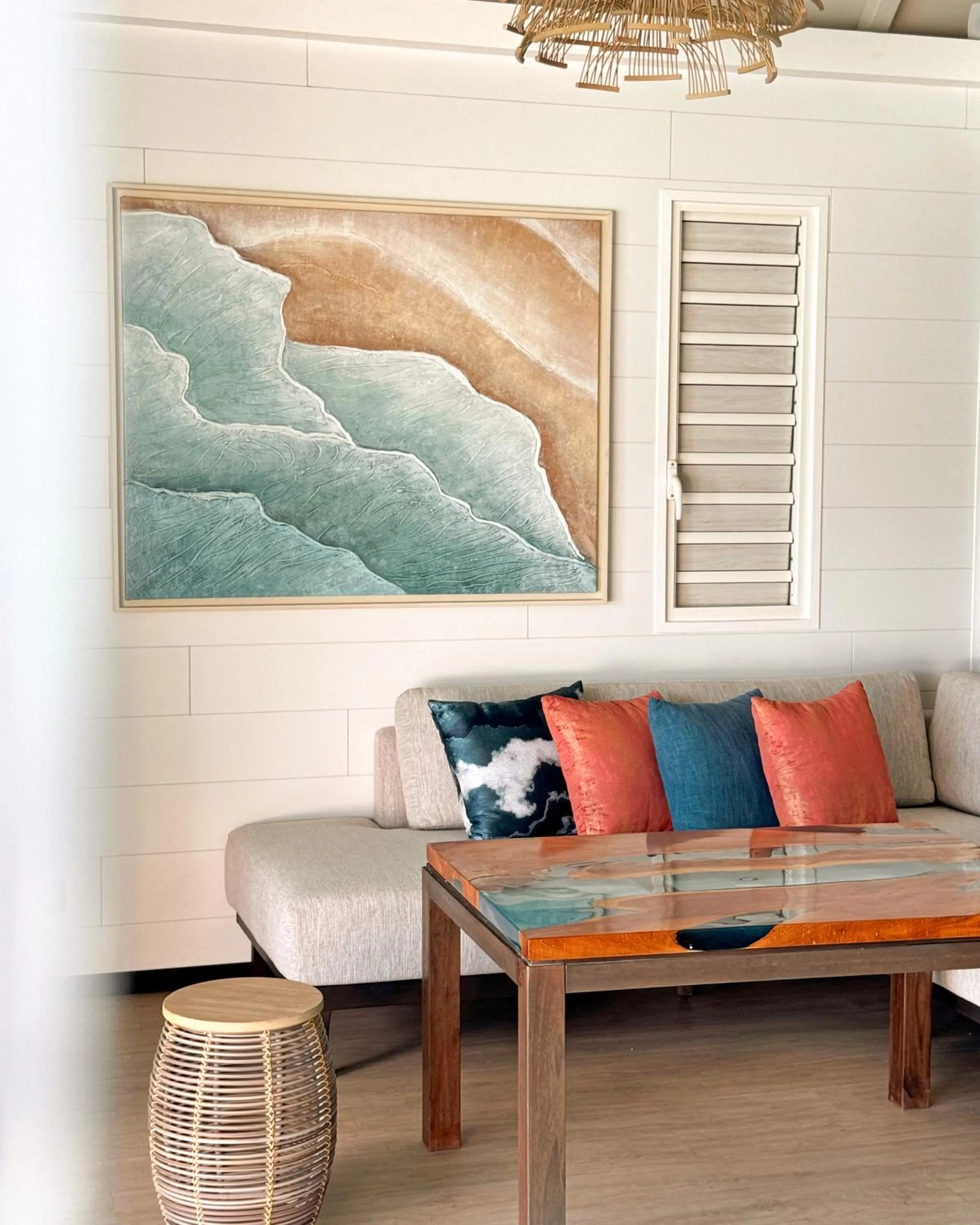 Living room in Westin Bora Bora Resort & Spa