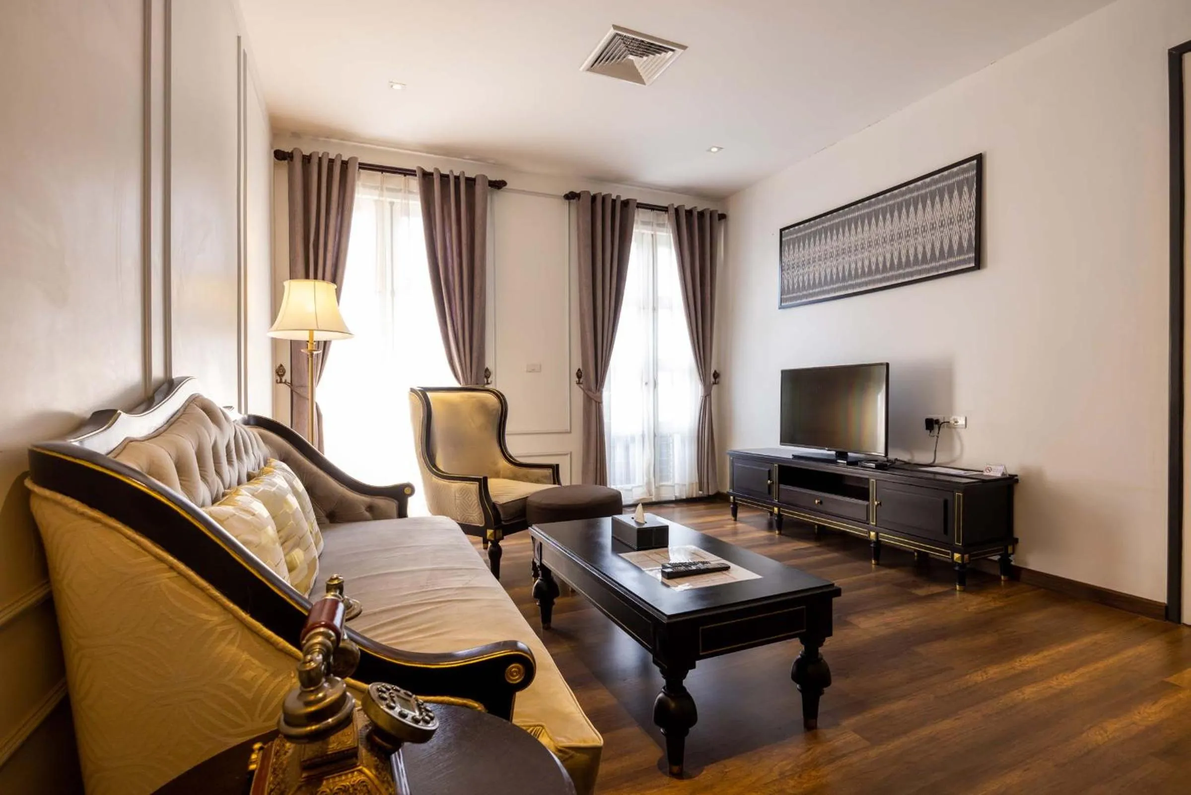 Living room in Le Thatluang D'oR Boutique Hotel