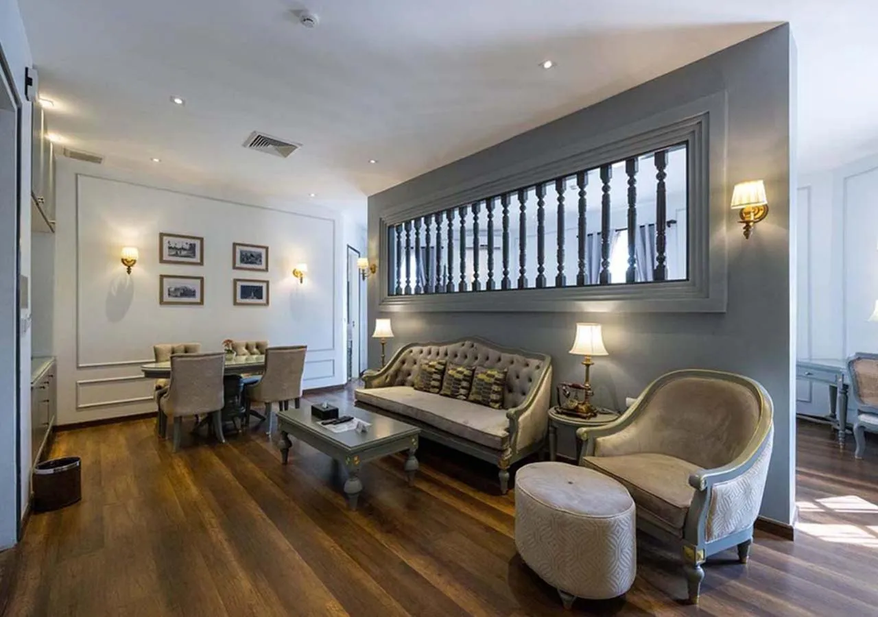 Living room in Le Thatluang D'oR Boutique Hotel