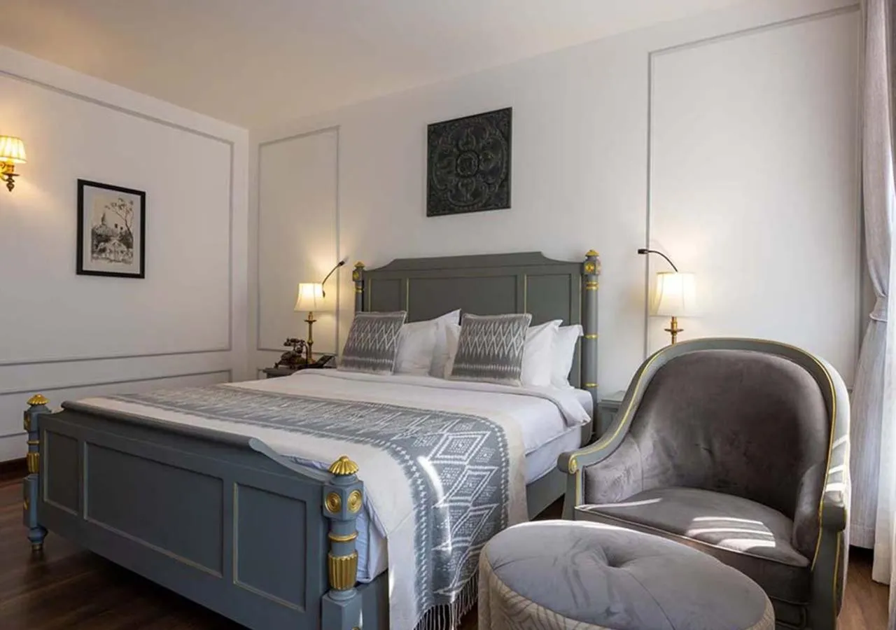 Bed in Le Thatluang D'oR Boutique Hotel