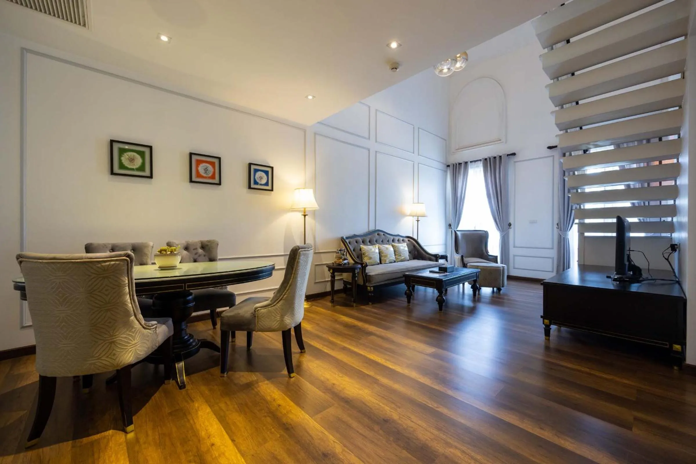 Living room in Le Thatluang D'oR Boutique Hotel