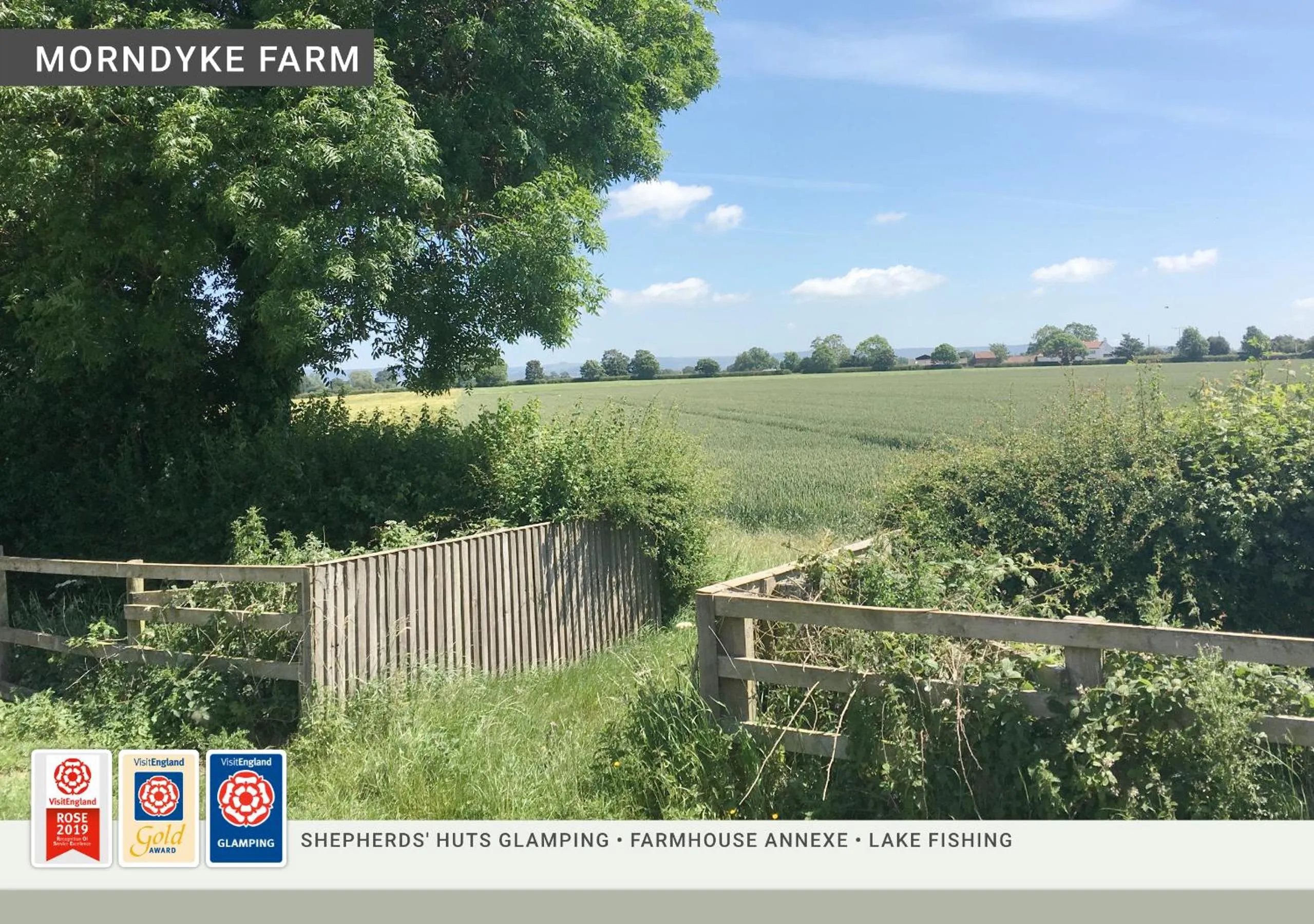 Natural landscape in Morndyke Shepherds Huts