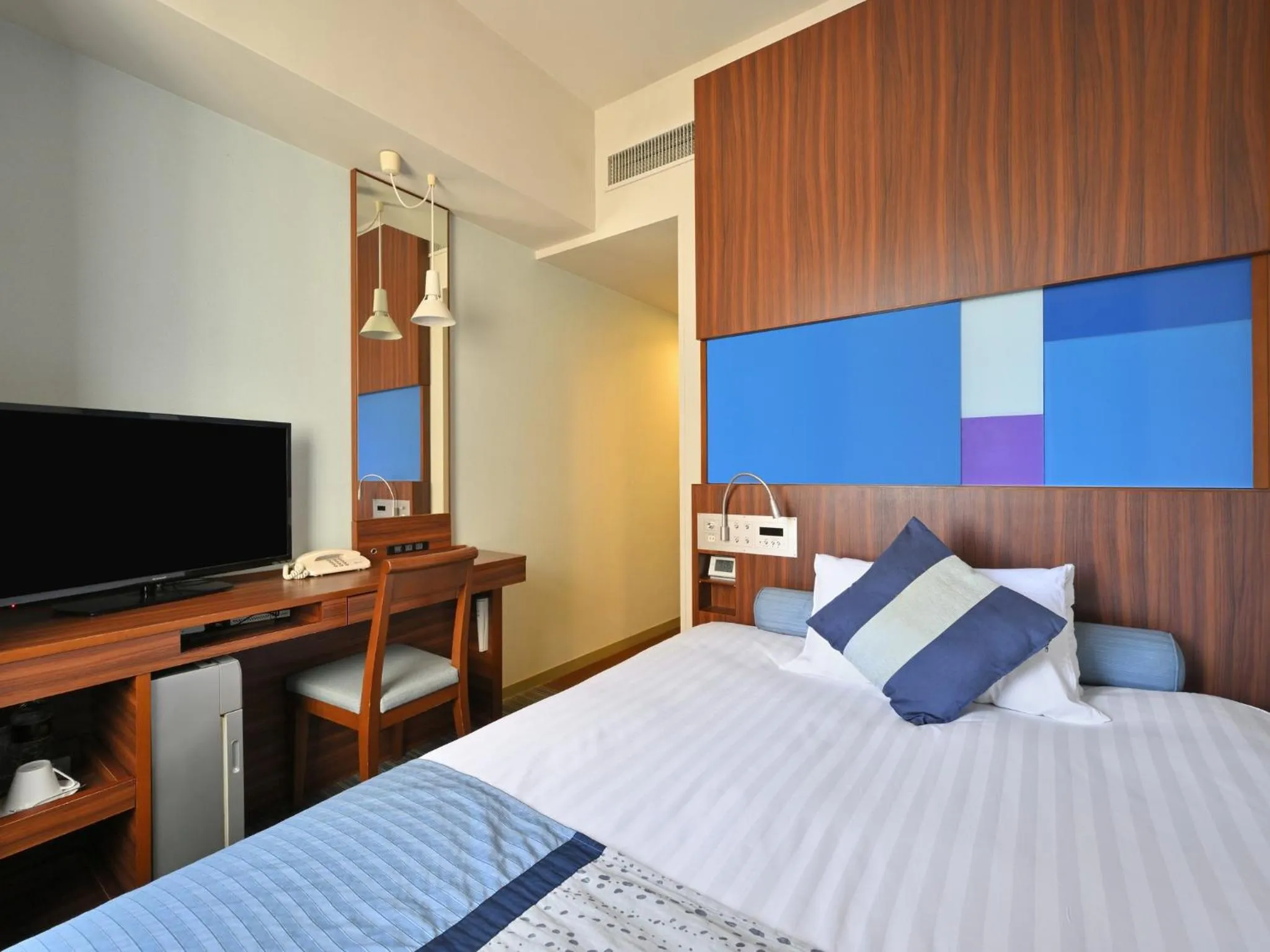 Bed in Rihga Hotel Zest Takamatsu