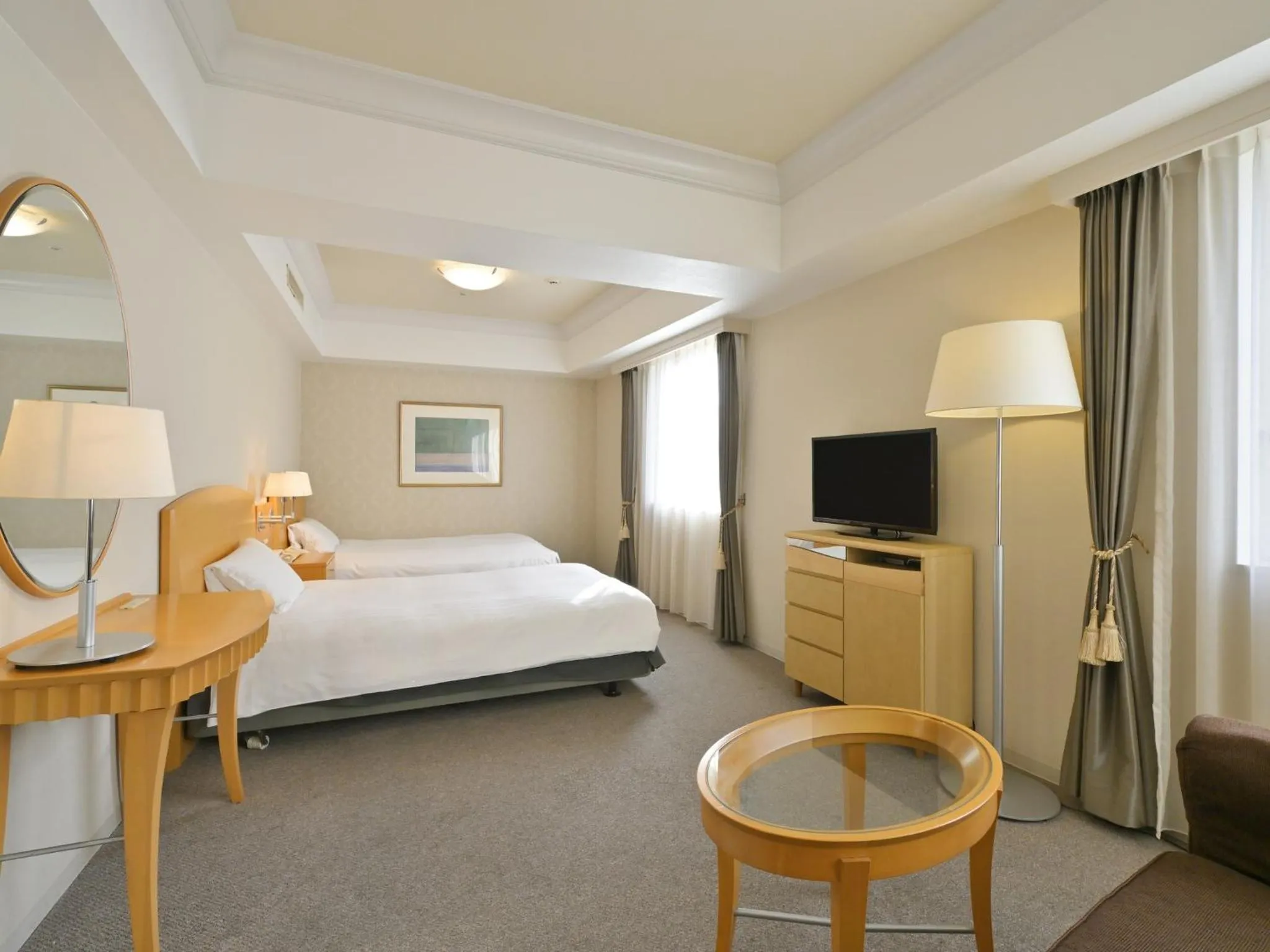 Bed in Rihga Hotel Zest Takamatsu