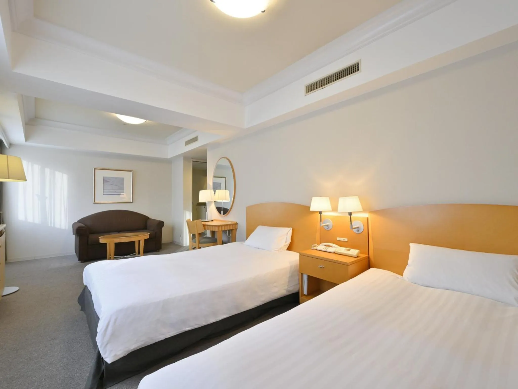 Bed in Rihga Hotel Zest Takamatsu