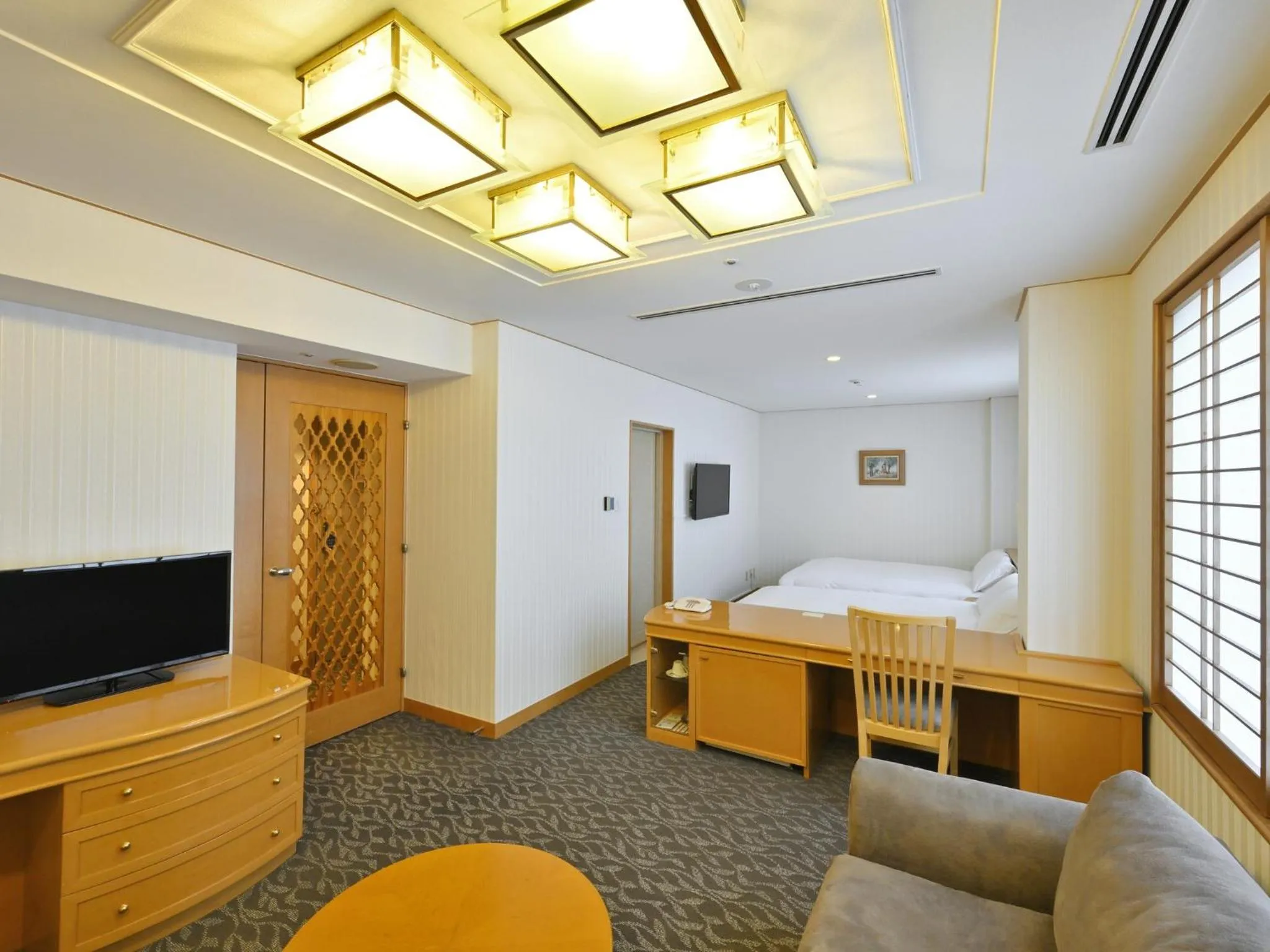 Bed in Rihga Hotel Zest Takamatsu