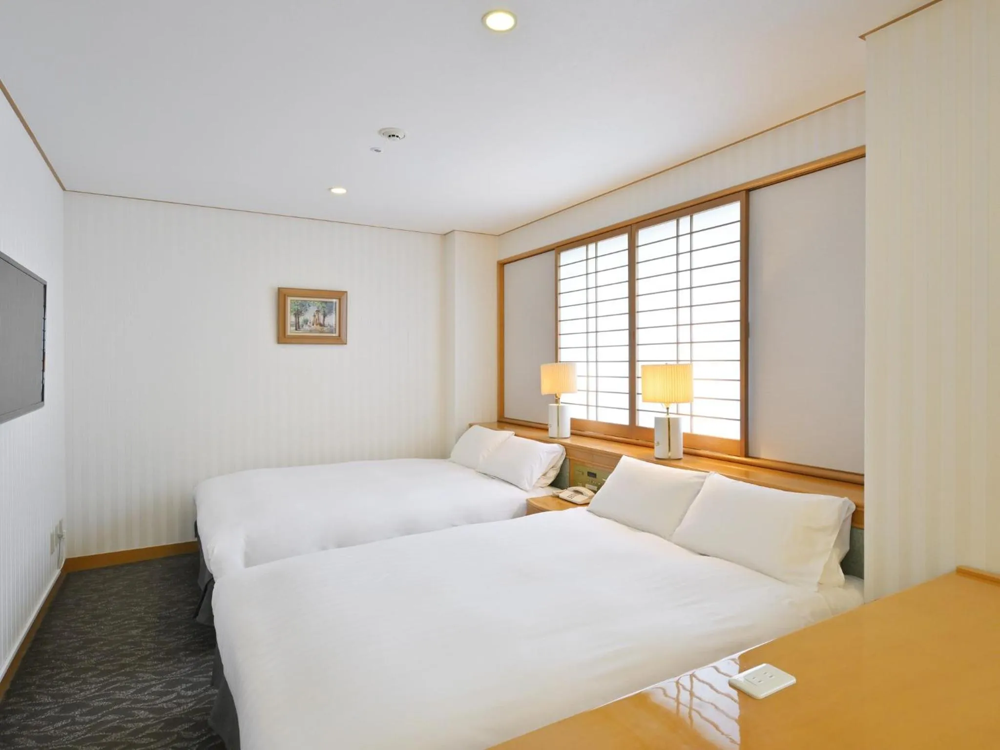 Bed in Rihga Hotel Zest Takamatsu