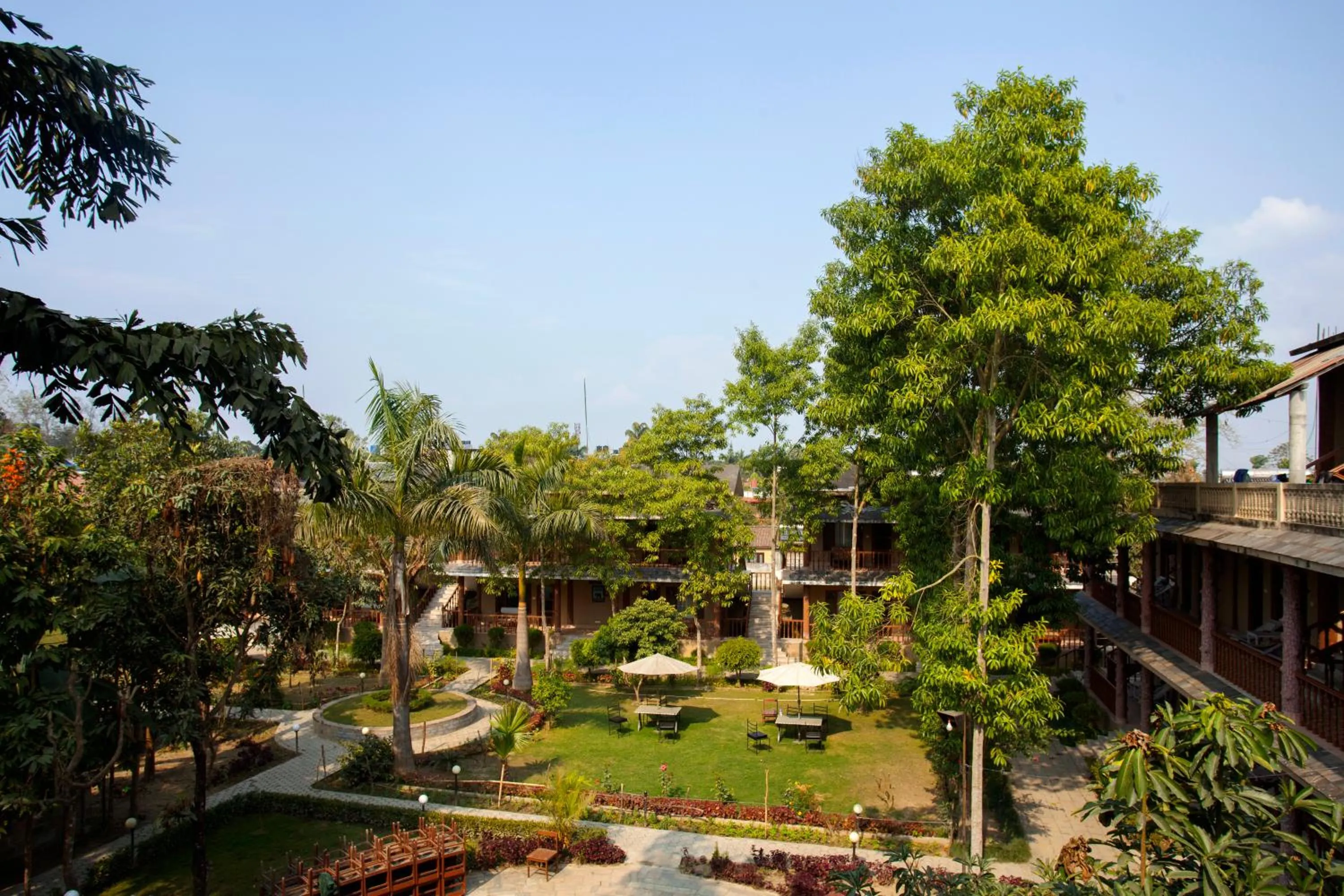 Garden in Jungle Safari Lodge- Serenity in the Wild