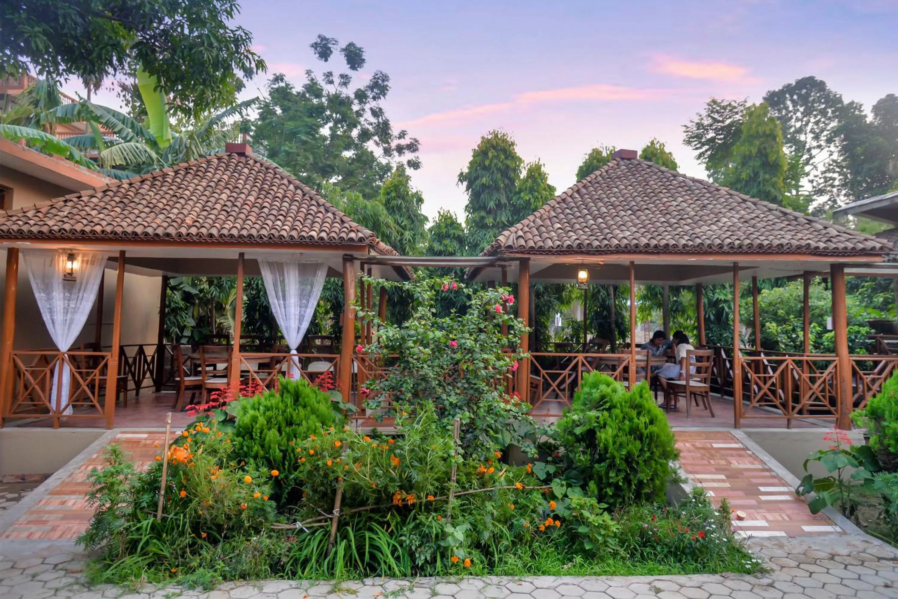 Garden view in Jungle Safari Lodge- Serenity in the Wild