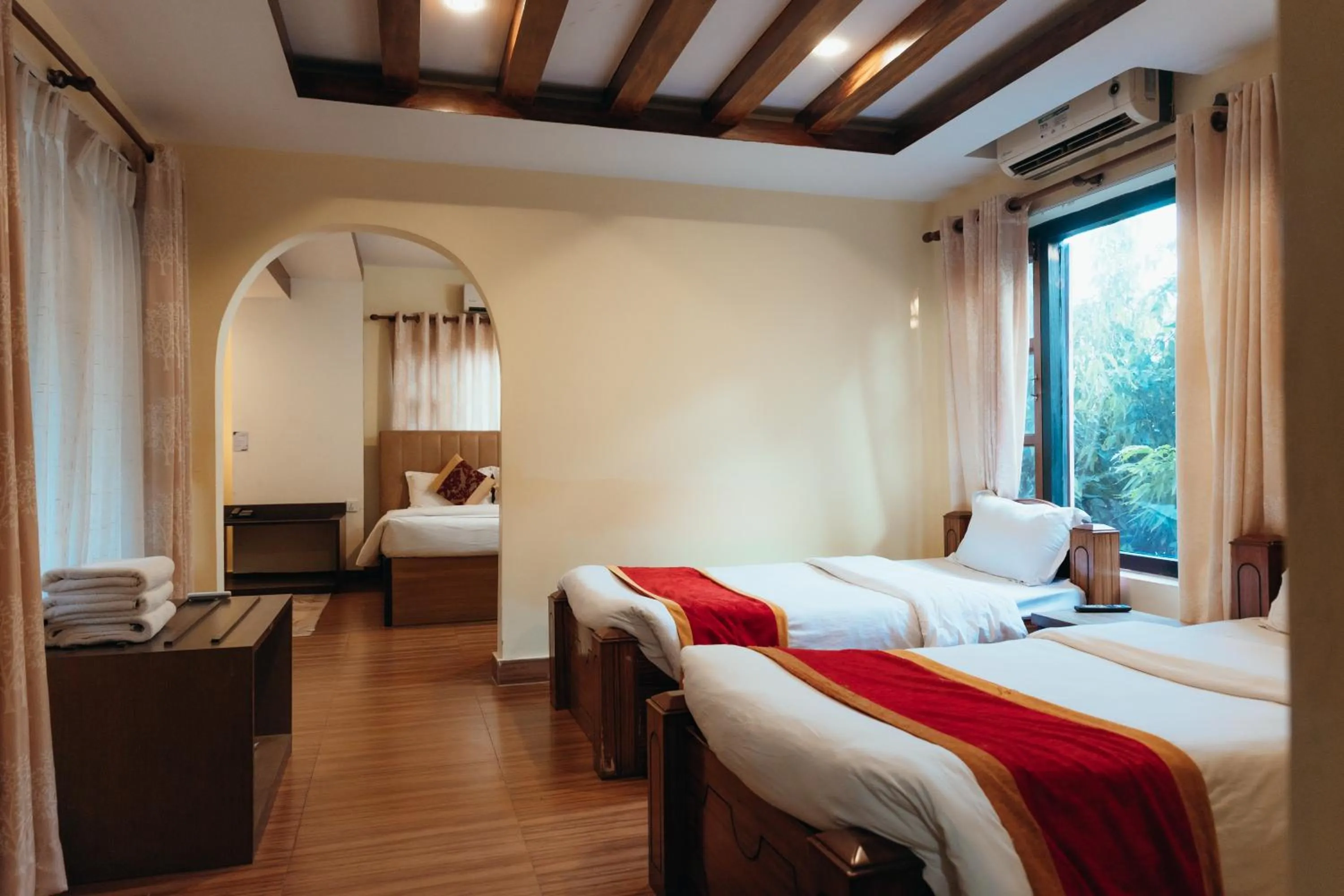 Bed in Jungle Safari Lodge- Serenity in the Wild