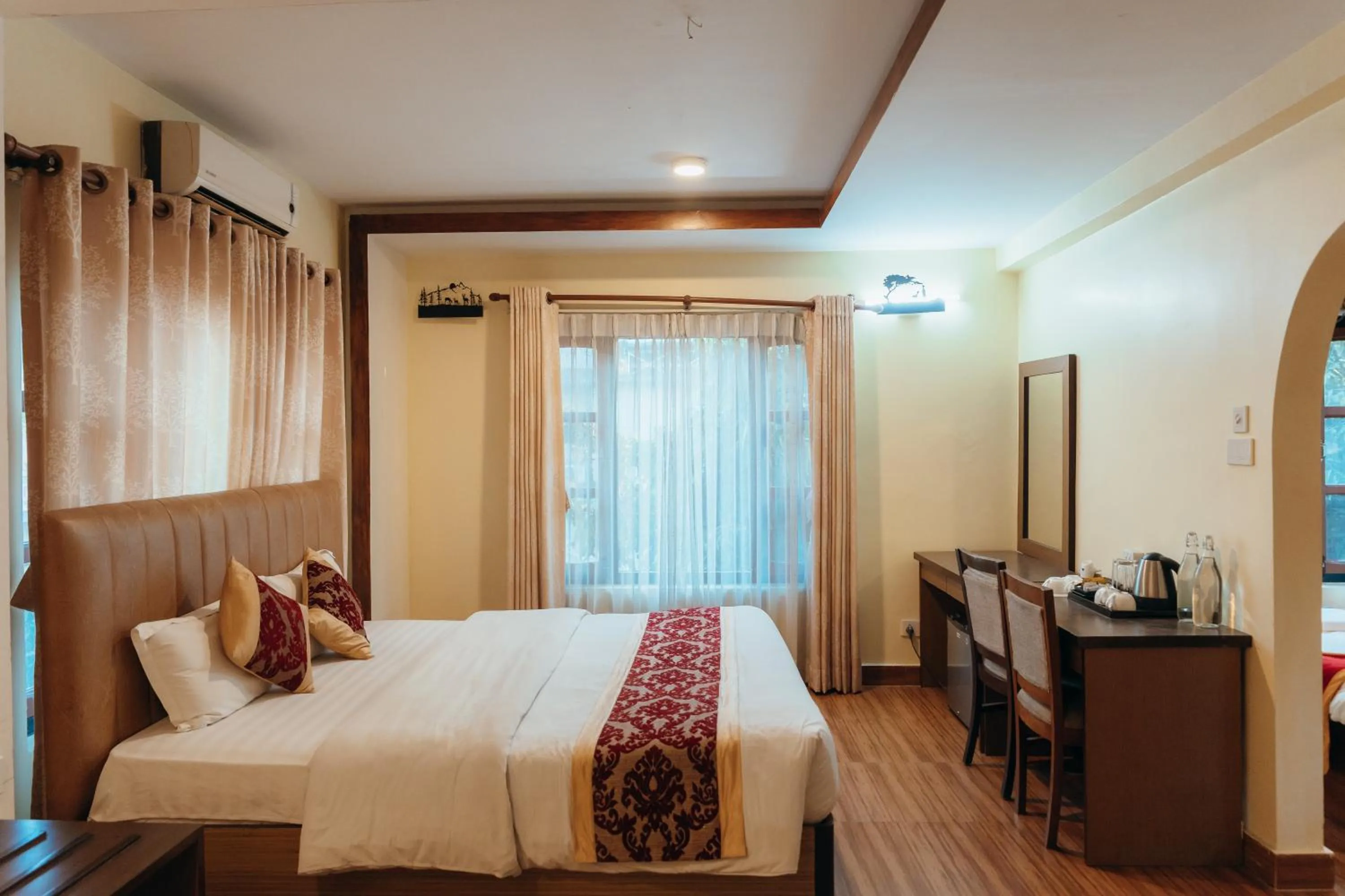 Bed in Jungle Safari Lodge- Serenity in the Wild