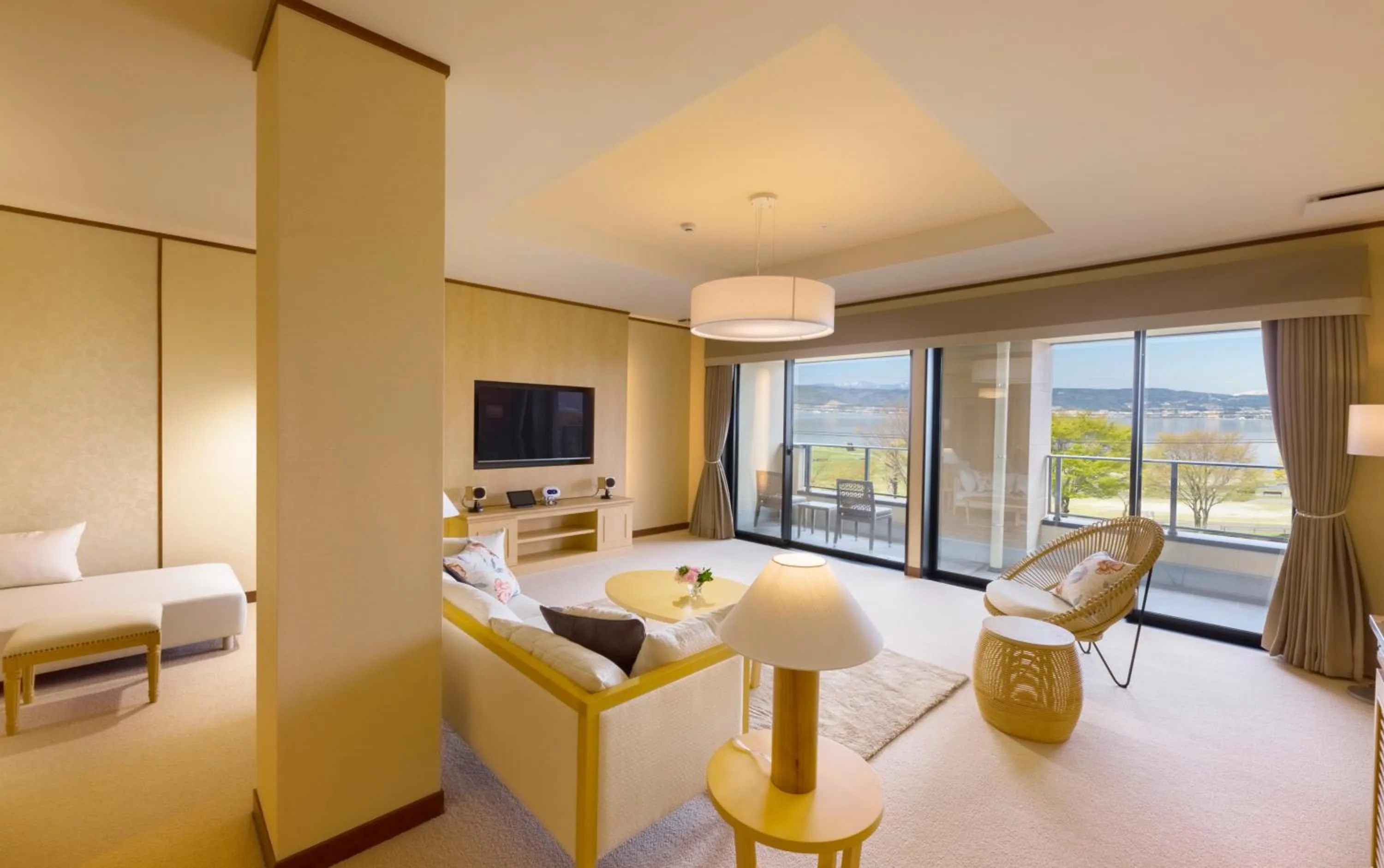 Living room in Katakura Silk Hotel