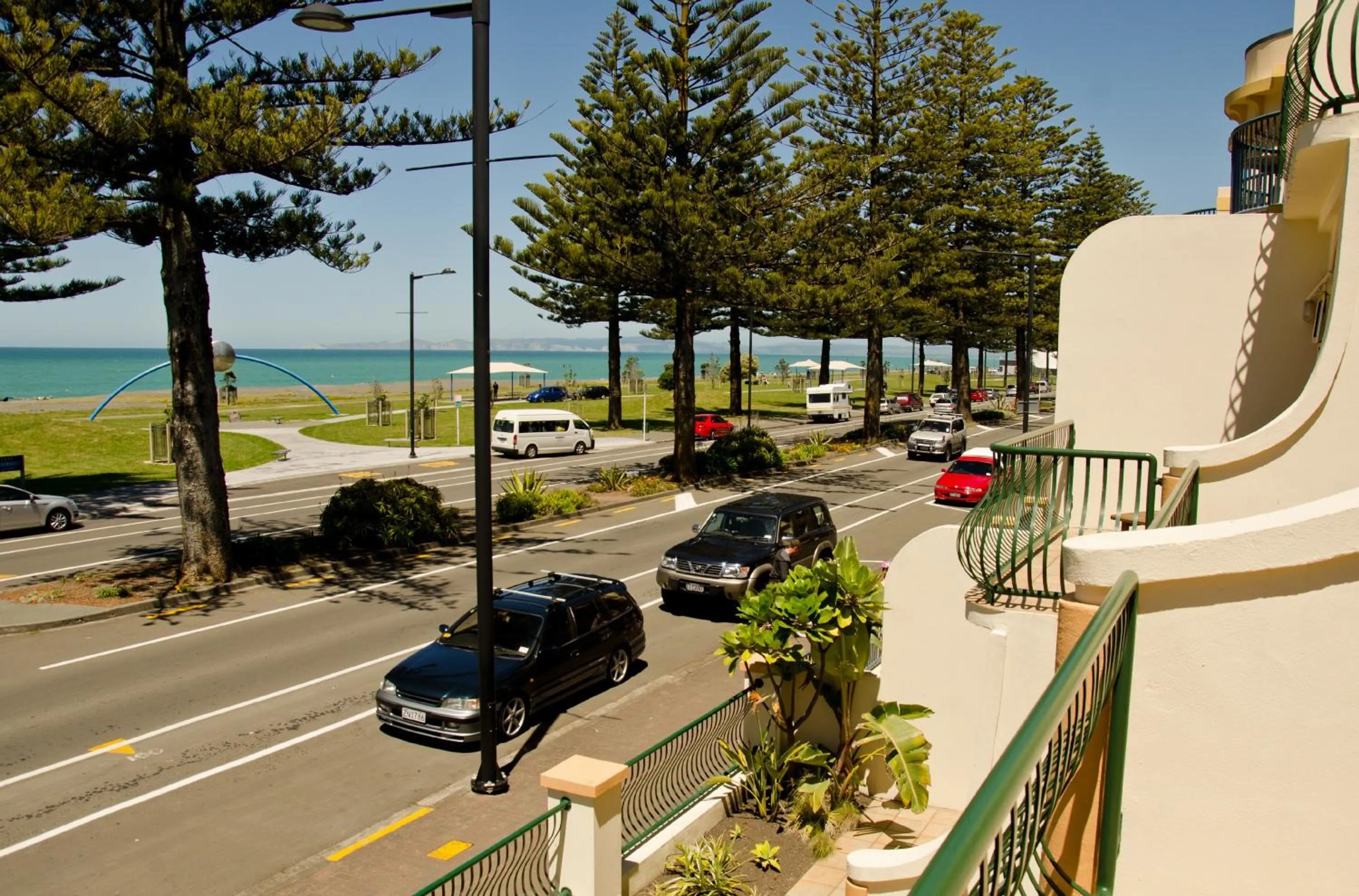 View (from property/room) in Beachfront Motel