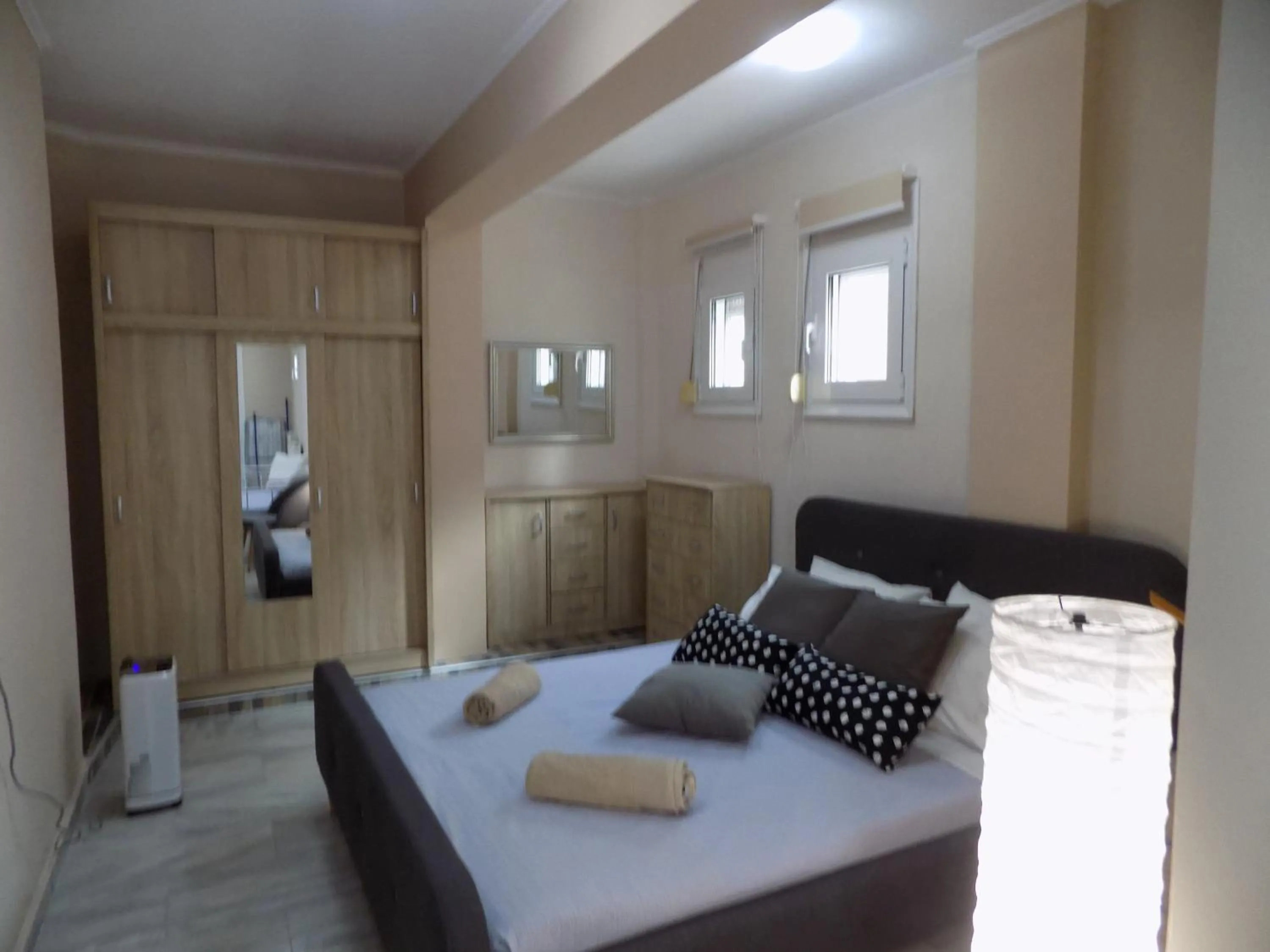 Bedroom, Bed in Mastiha Villas in Town