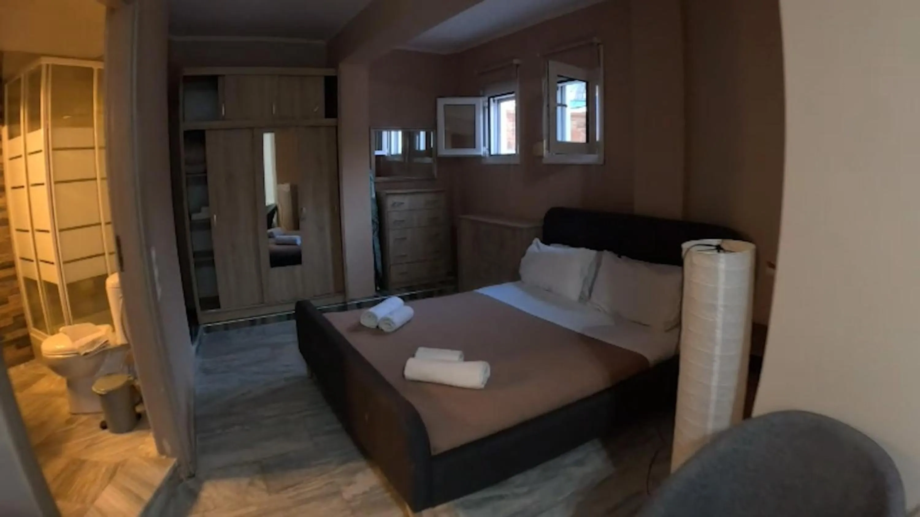 Bed in Mastiha Villas in Town