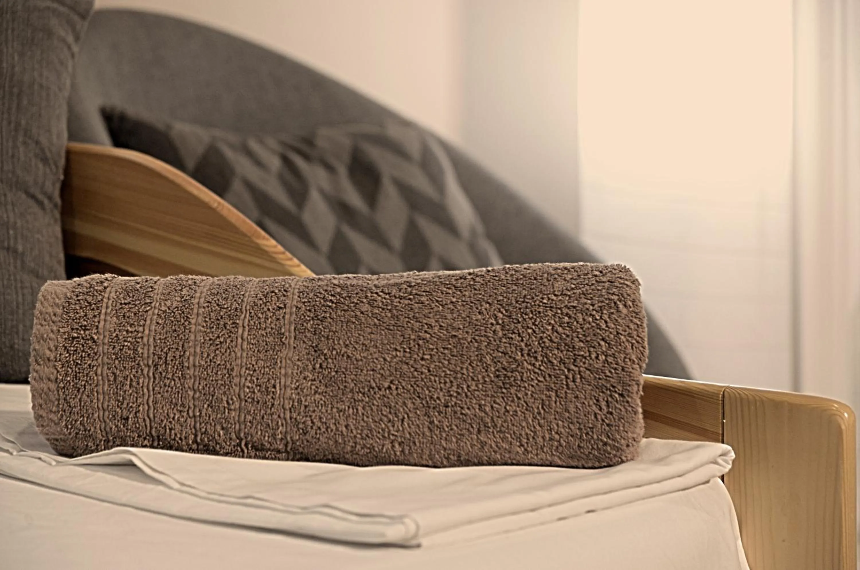 Bed in Mastiha Villas in Town