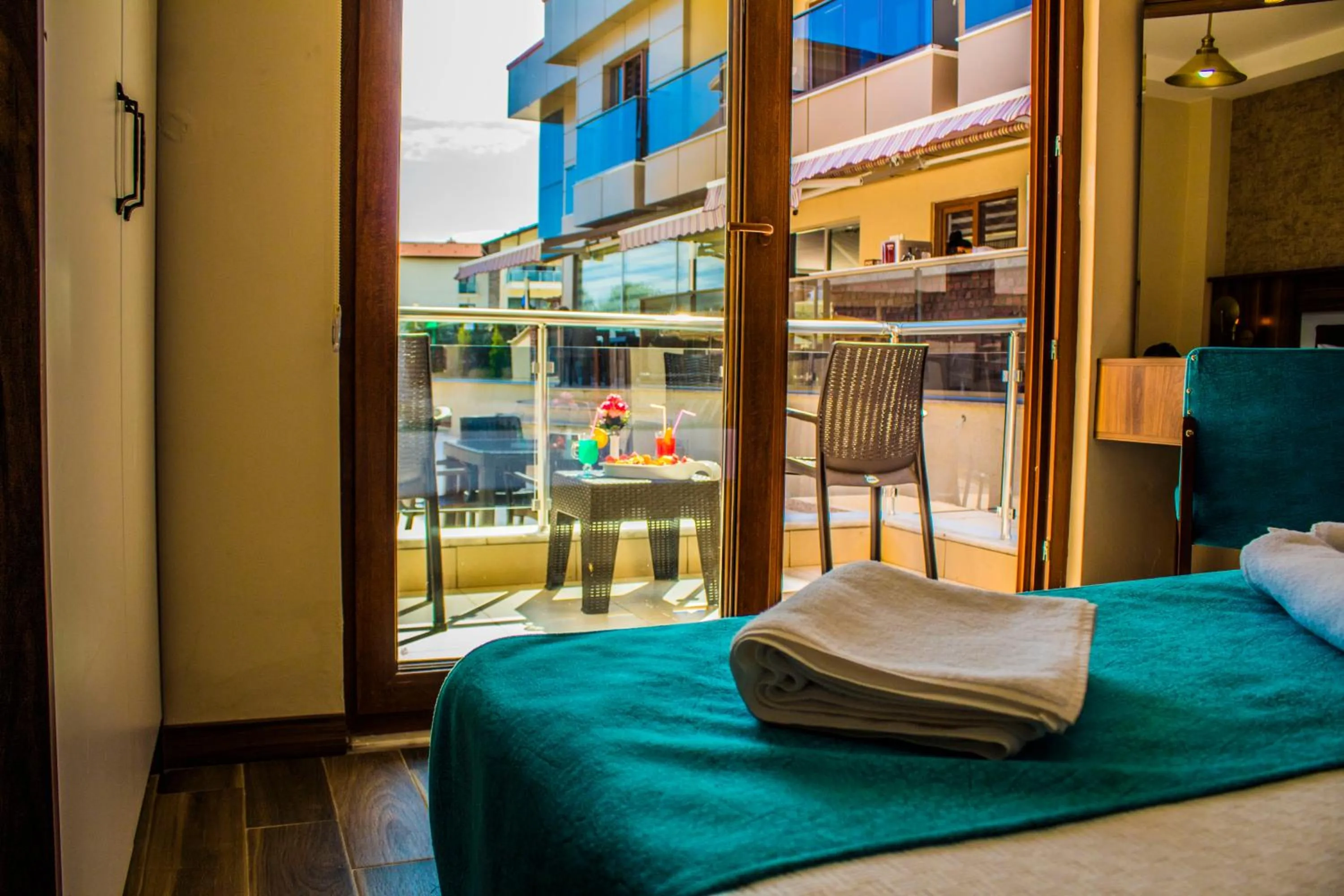 Balcony/Terrace, Bed in Form Thermal Hotel & SPA Kaz Dağları