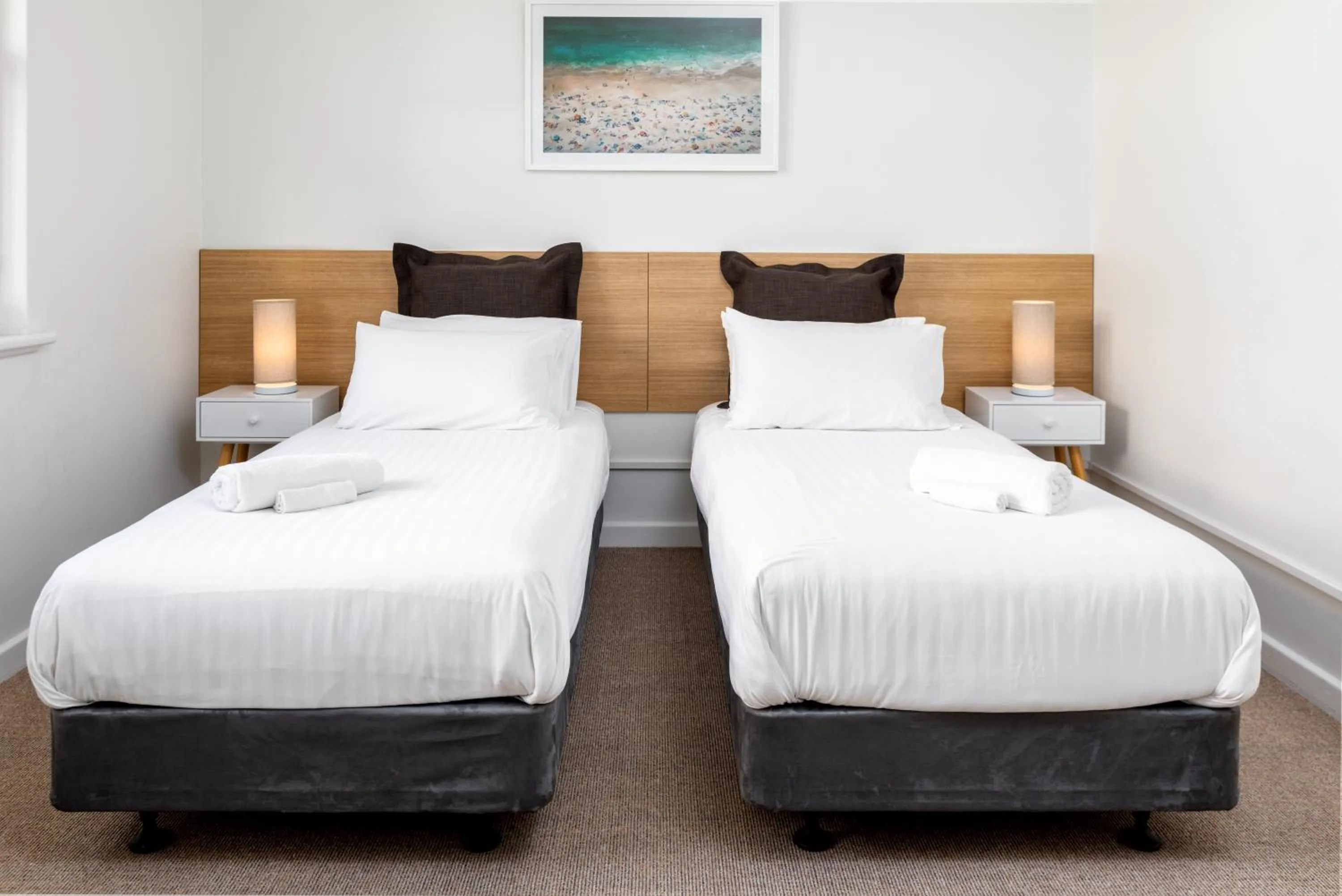 Decorative detail, Bed in Bay 10 - Suites and Apartments