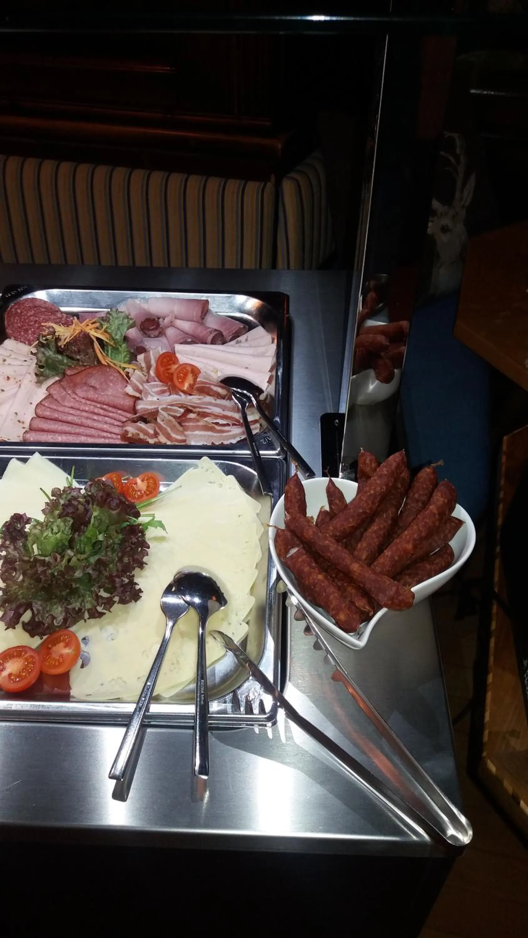 Buffet breakfast in Hotel Krone