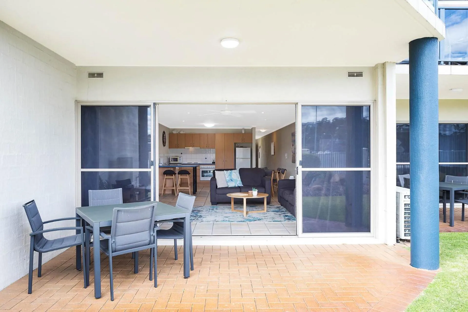Balcony/Terrace in Sails Luxury Apartments Merimbula