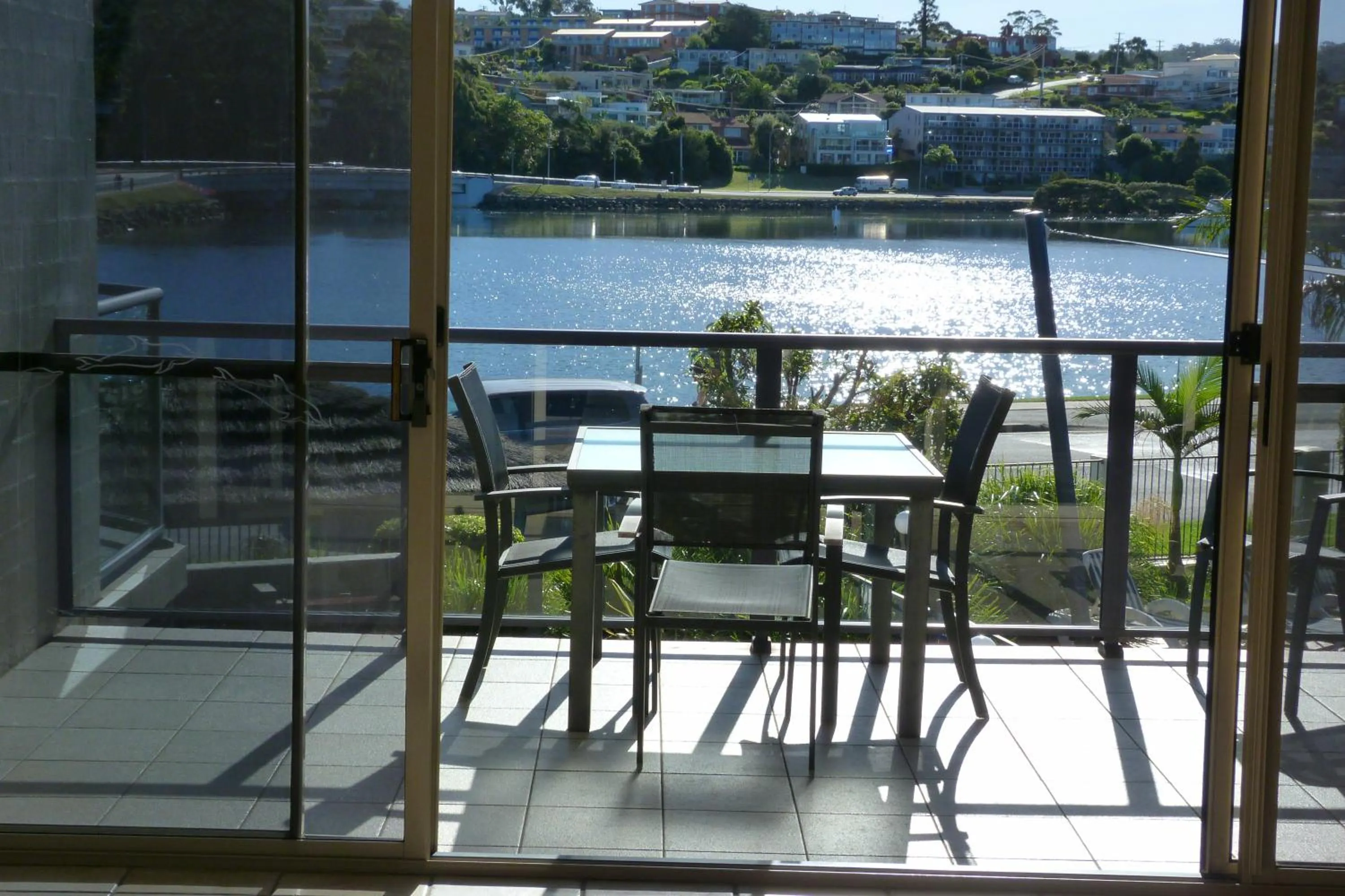 Lake view in Sails Luxury Apartments Merimbula