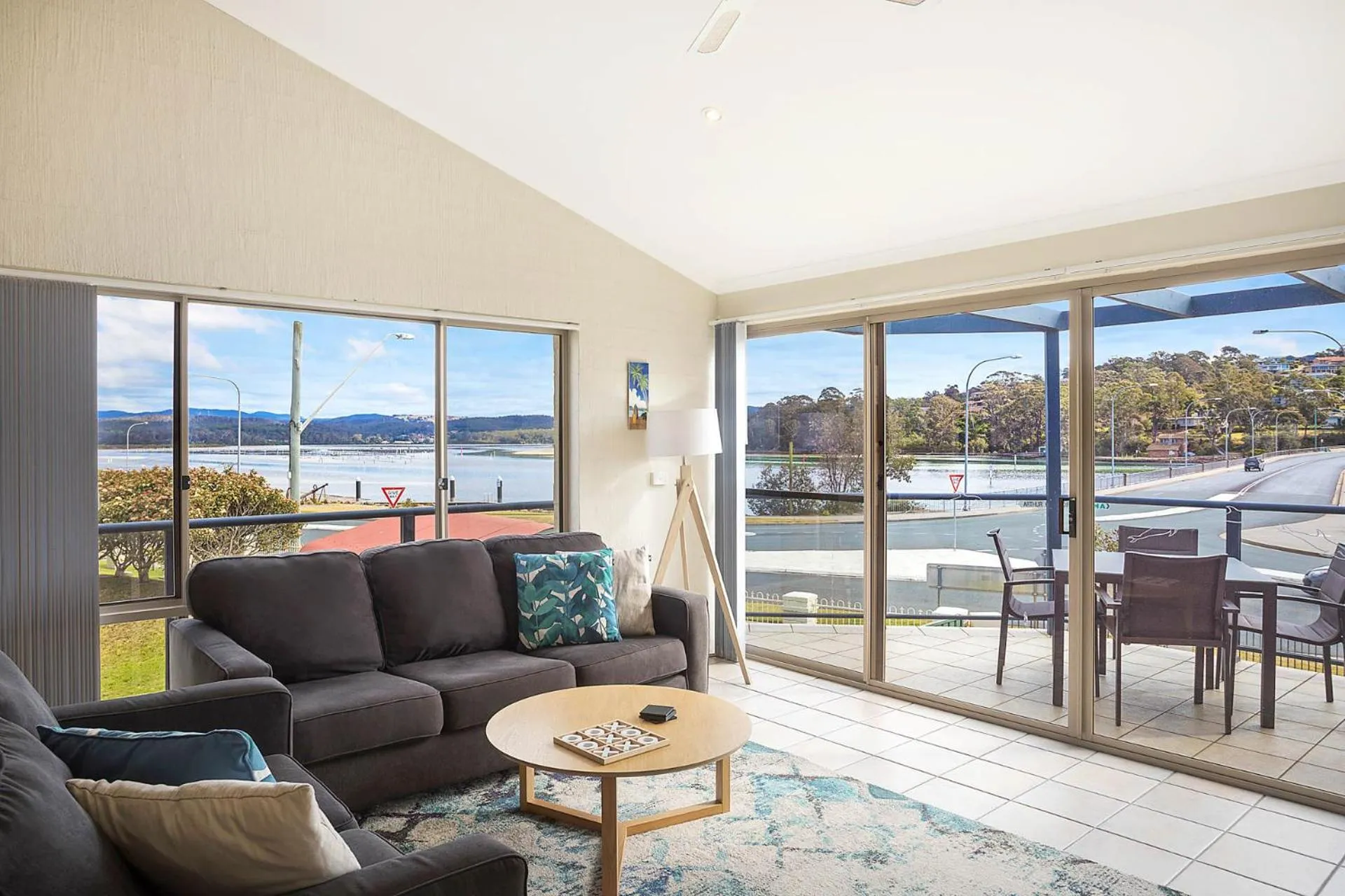 Living room in Sails Luxury Apartments Merimbula