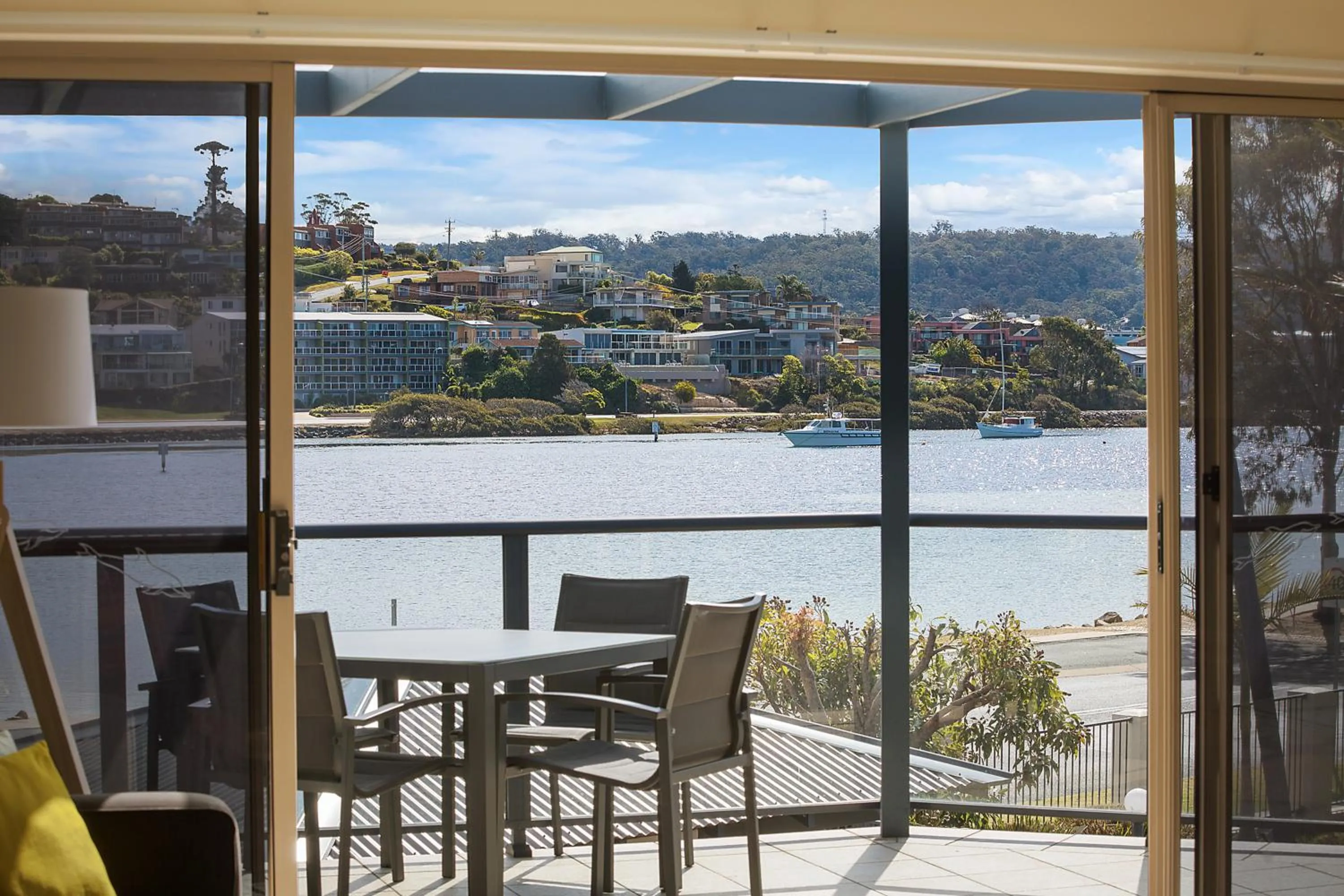 Balcony/Terrace in Sails Luxury Apartments Merimbula