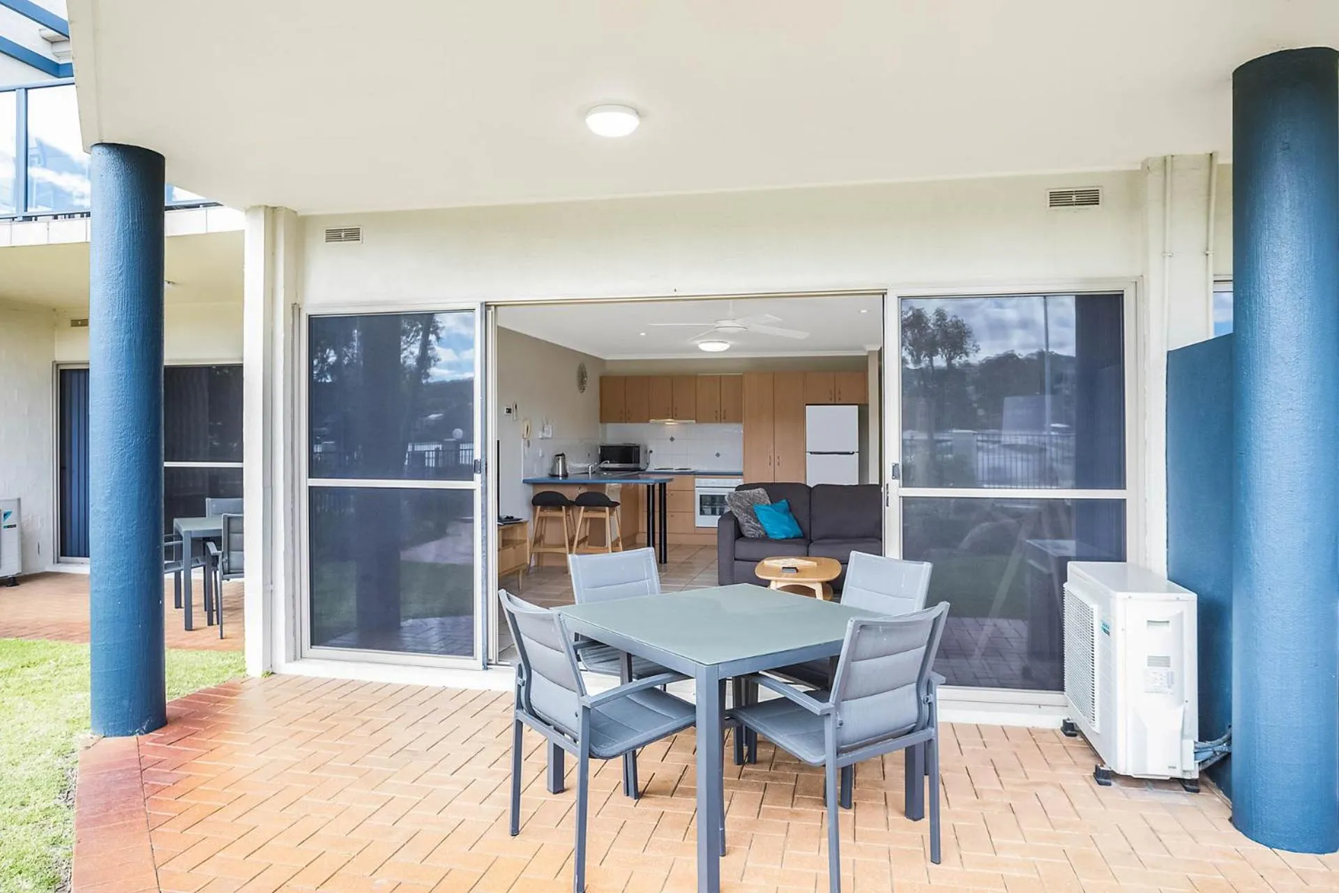 Balcony/Terrace in Sails Luxury Apartments Merimbula