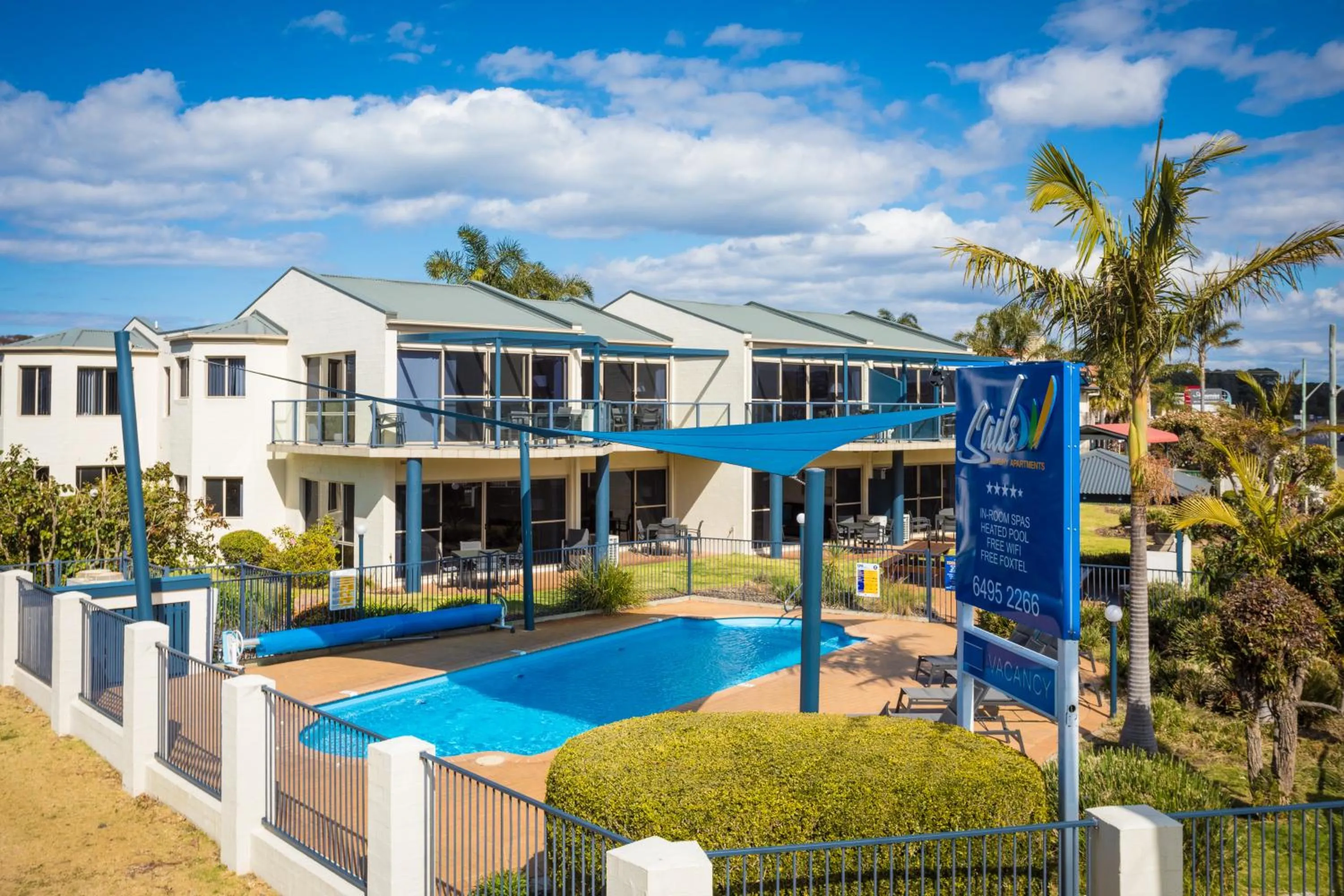 Property building in Sails Luxury Apartments Merimbula