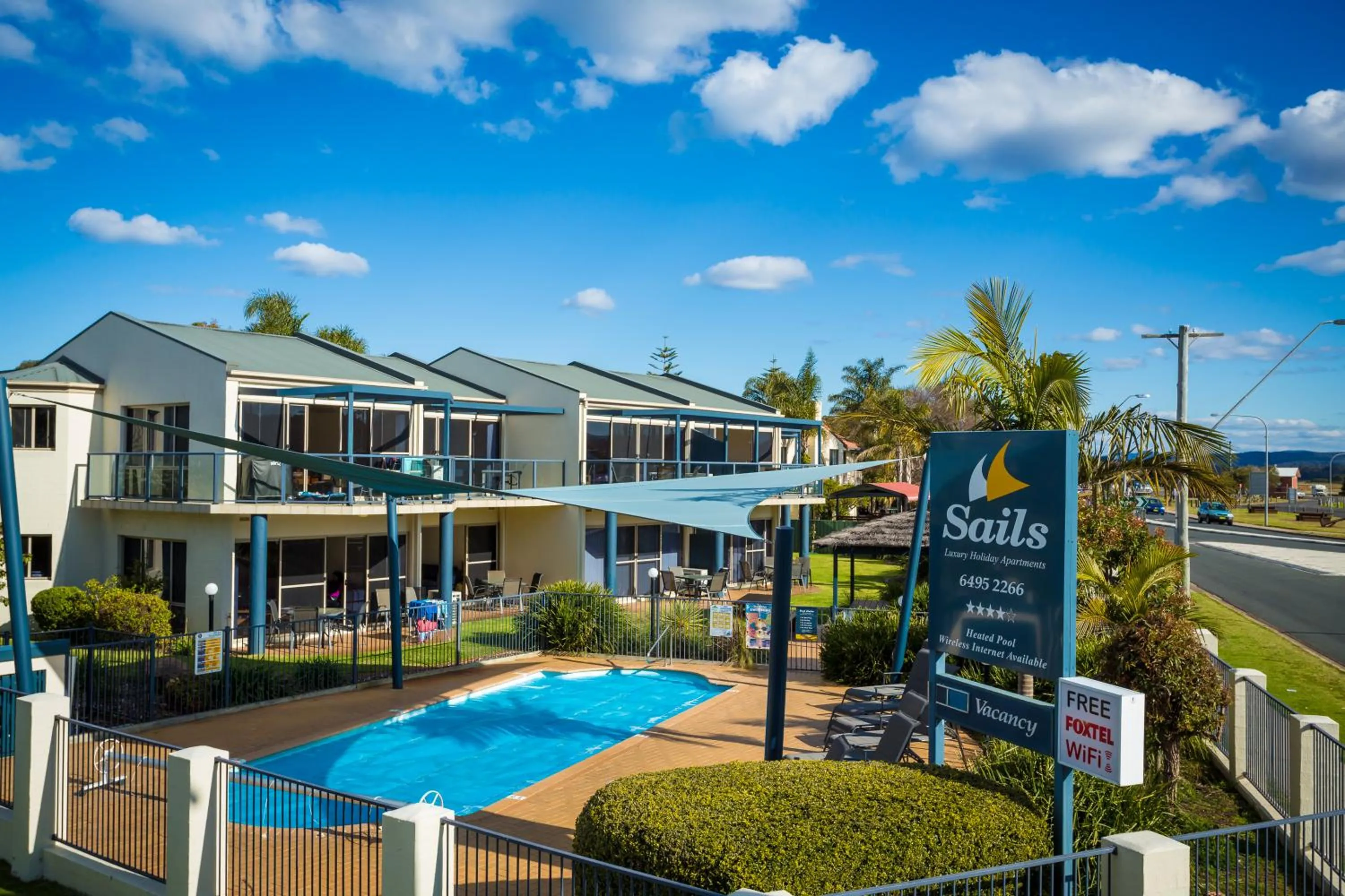 Property building in Sails Luxury Apartments Merimbula