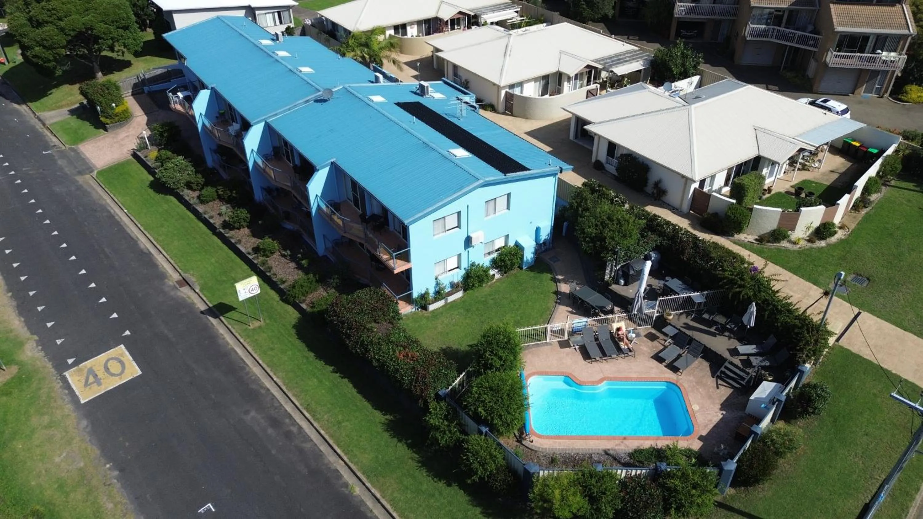 Property building in BlueWater Apartments