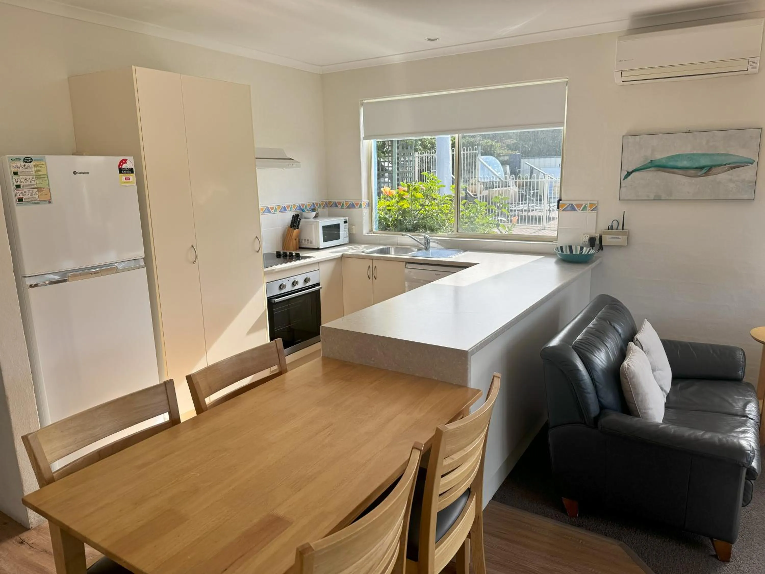 kitchen in BlueWater Apartments