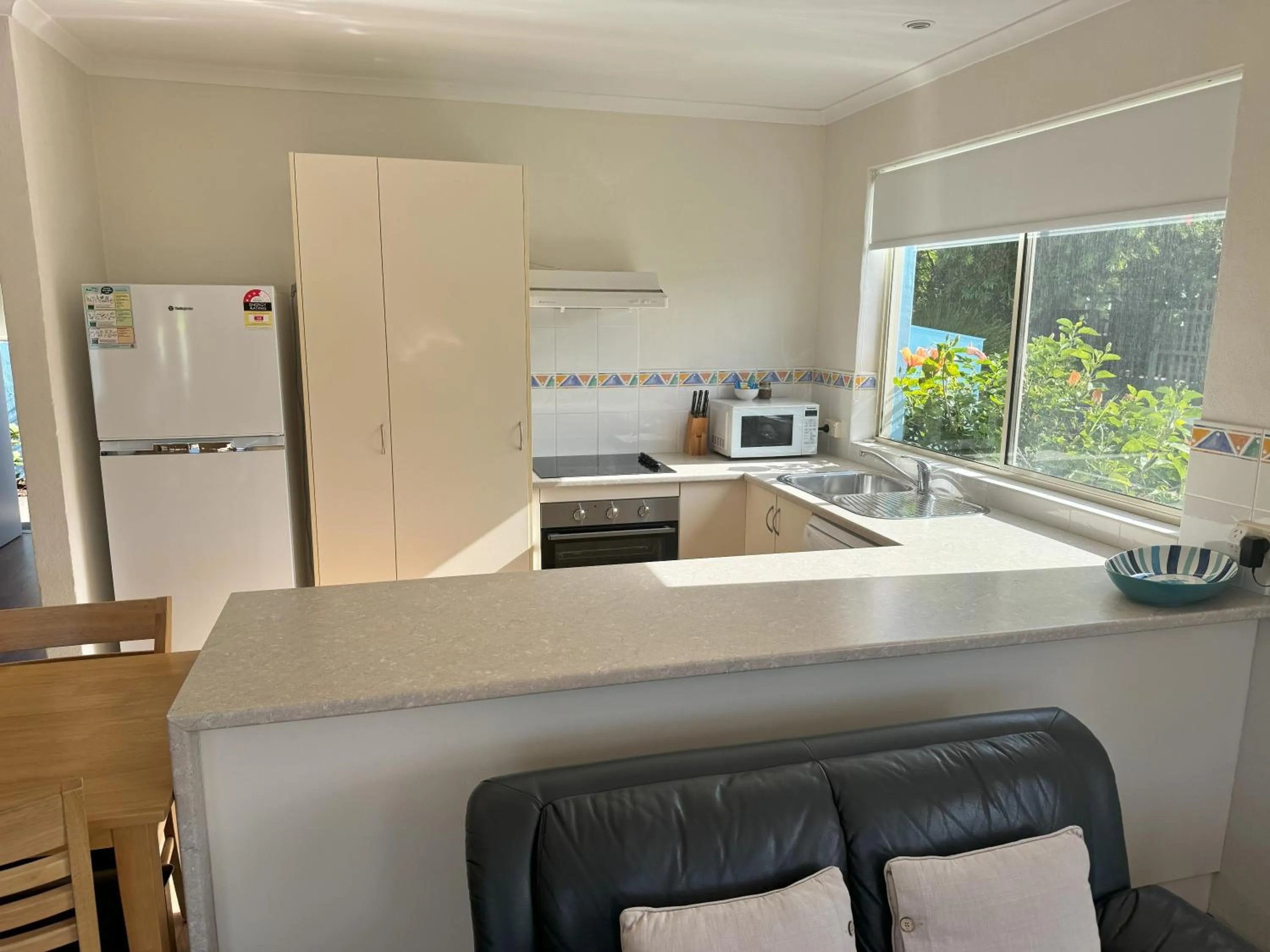 kitchen in BlueWater Apartments