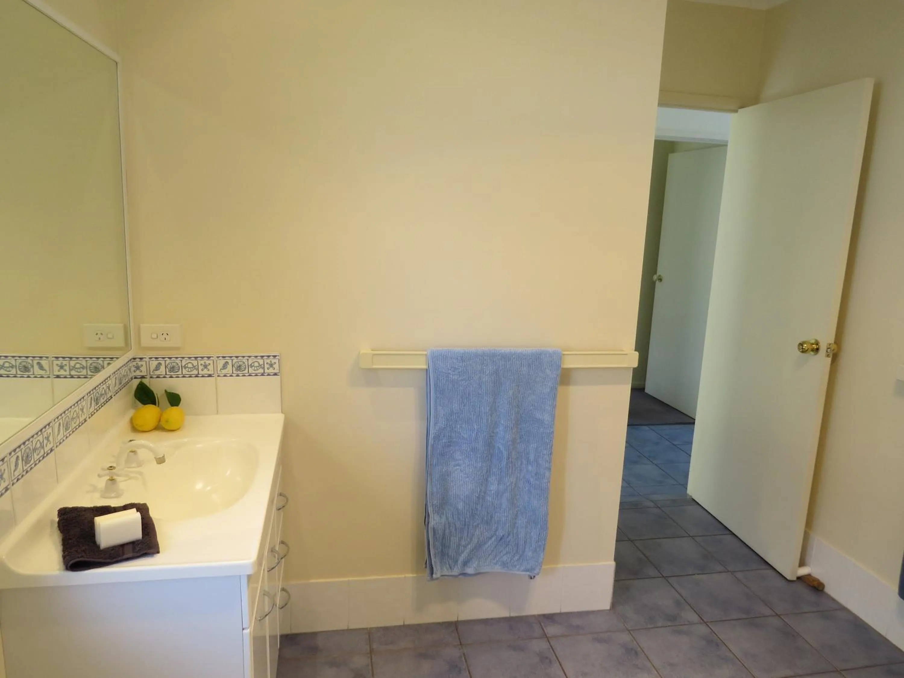 Bathroom in BlueWater Apartments