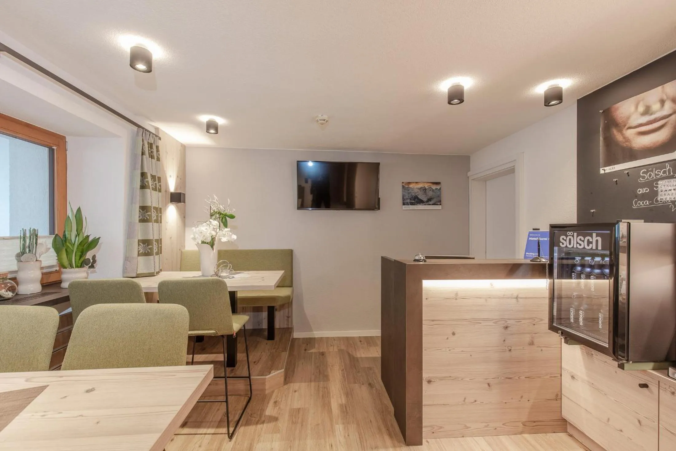 Lobby or reception in Hotel Garni Schönblick