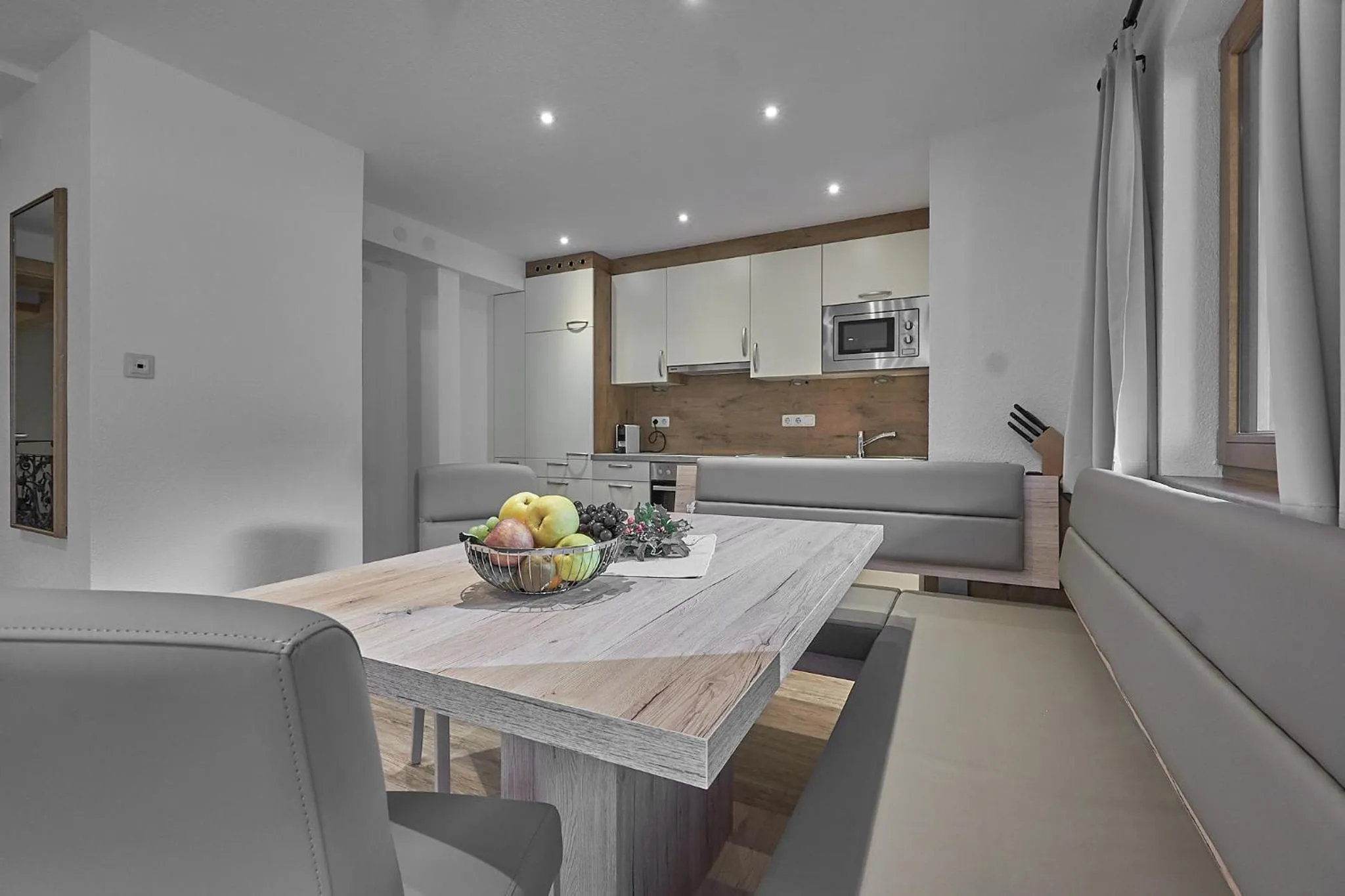 Kitchen or kitchenette in Hotel Garni Schönblick