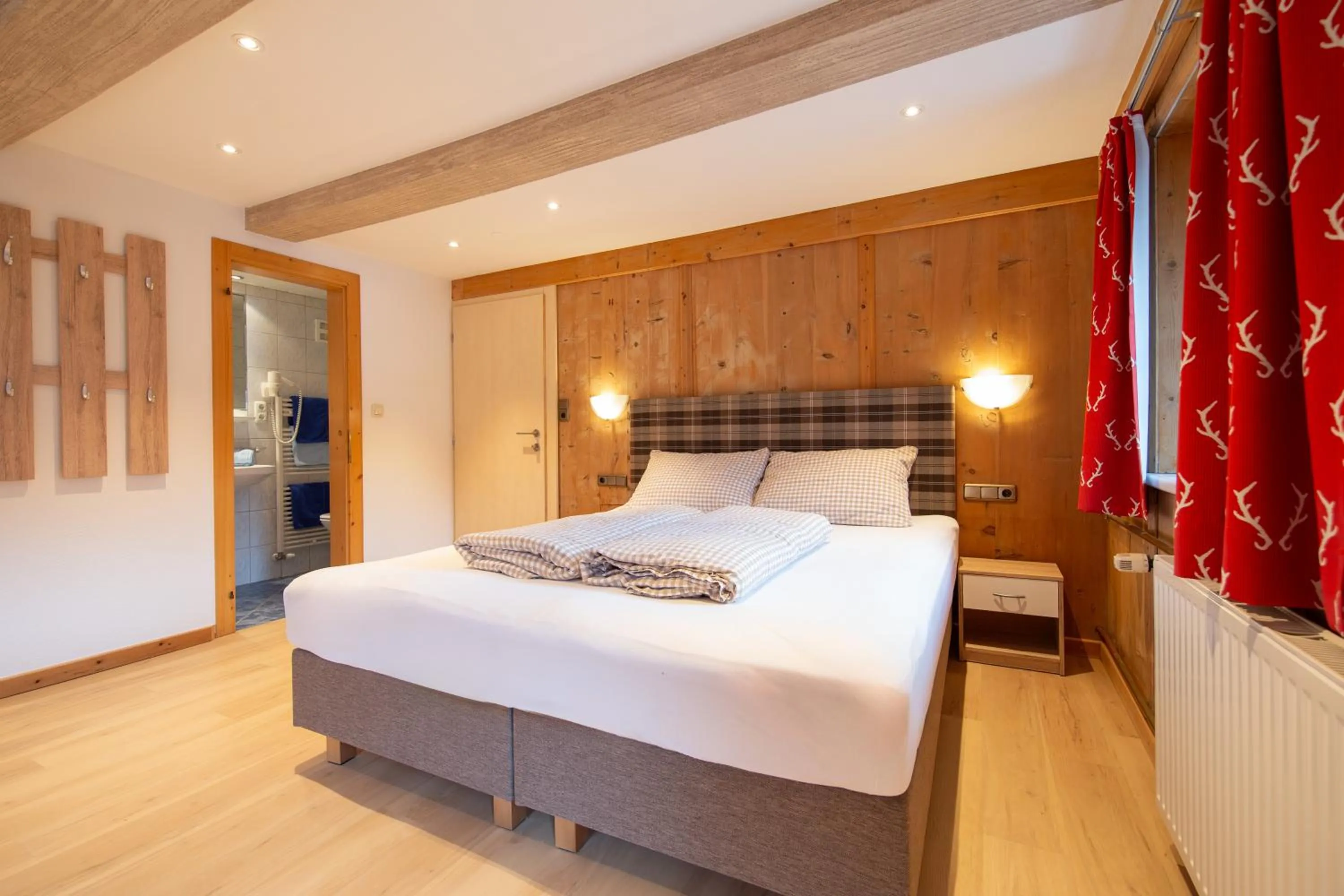 Bedroom, Bed in Hotel Garni Schönblick