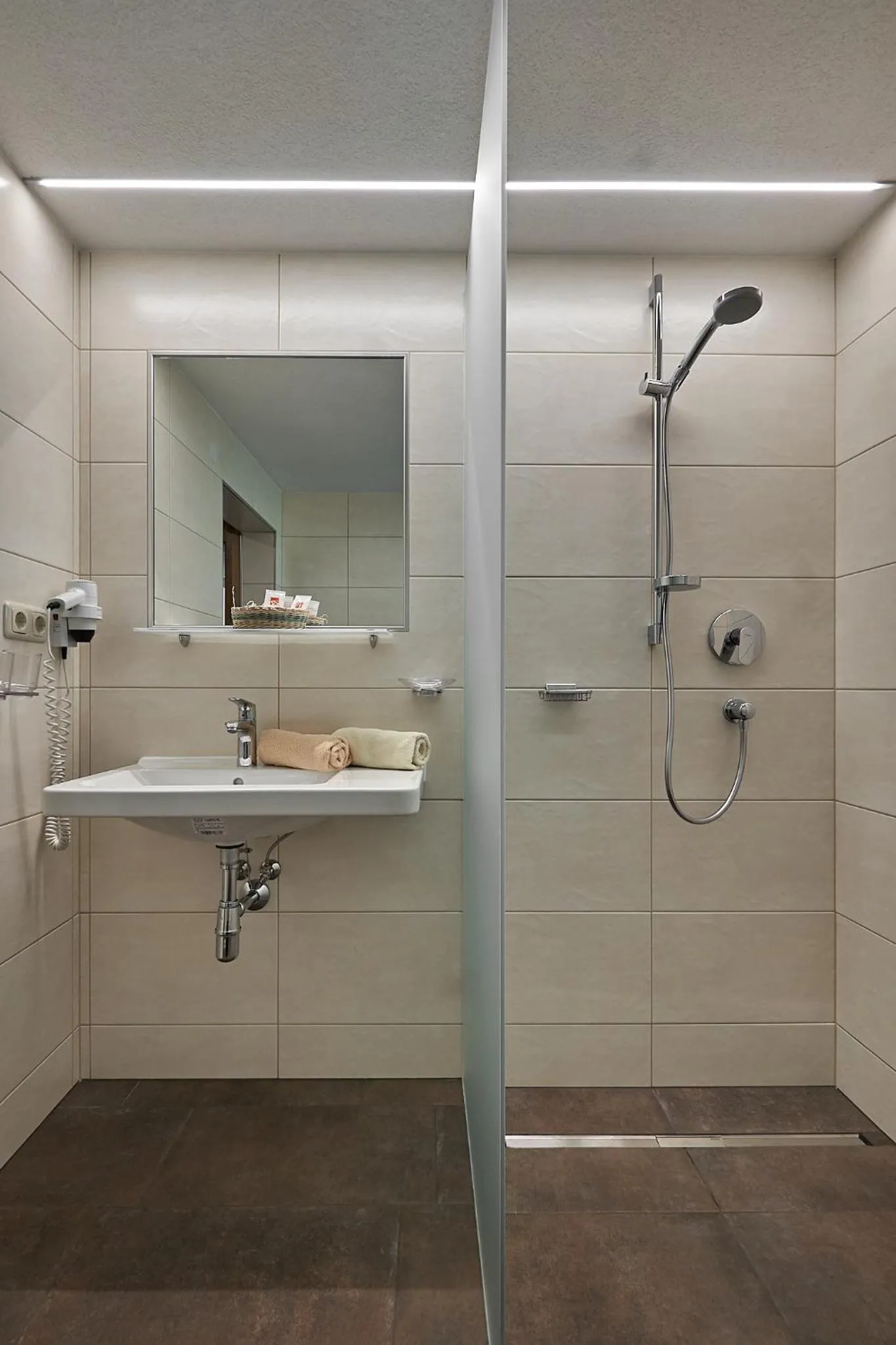 Shower in Hotel Garni Schönblick