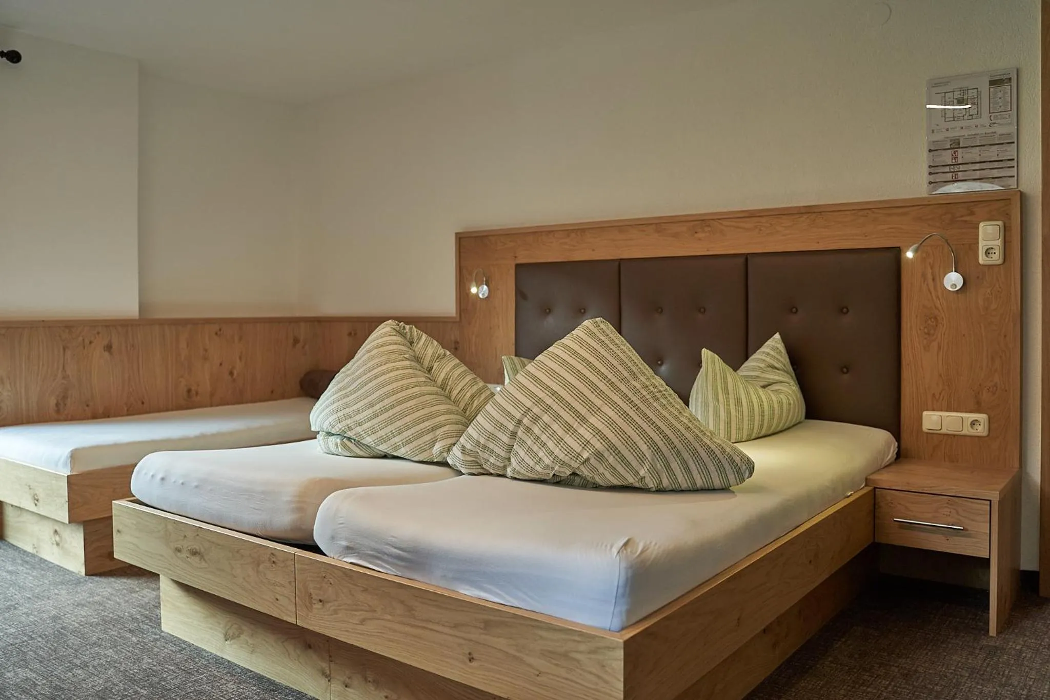 Bedroom, Bed in Hotel Garni Schönblick