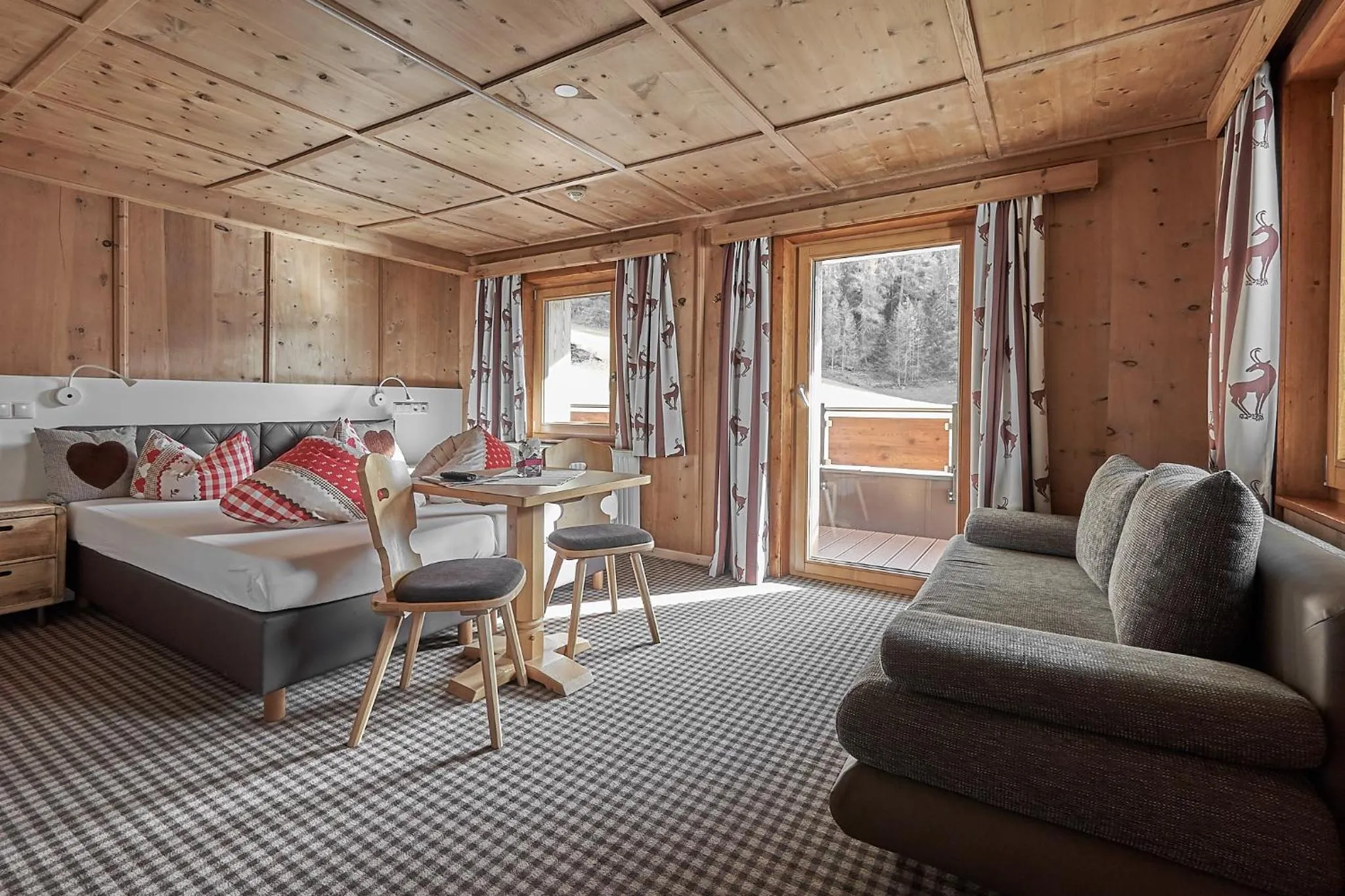 Seating area in Hotel Garni Schönblick