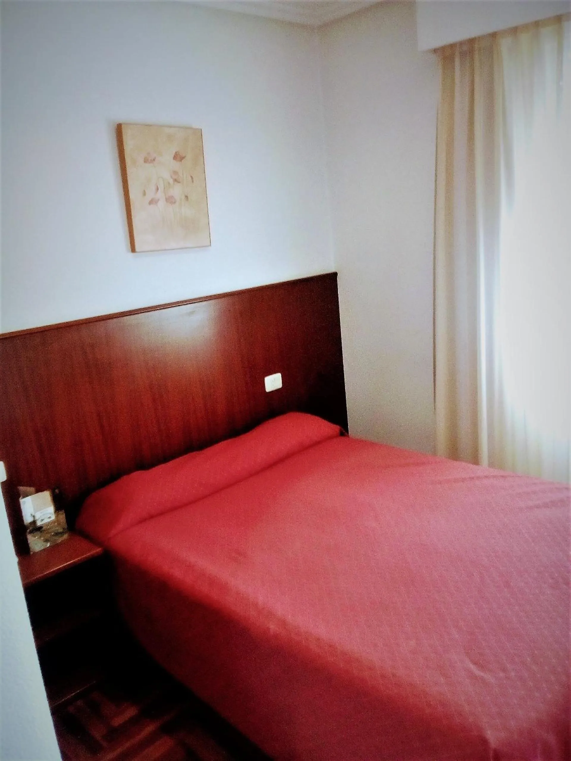 Bed in Hotel Os Caracoles