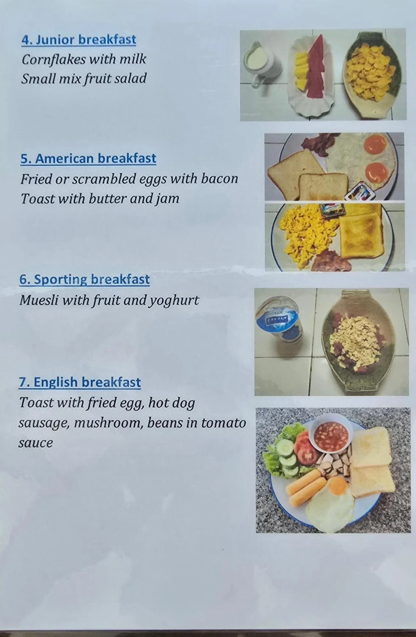 Breakfast in Sabai Resort