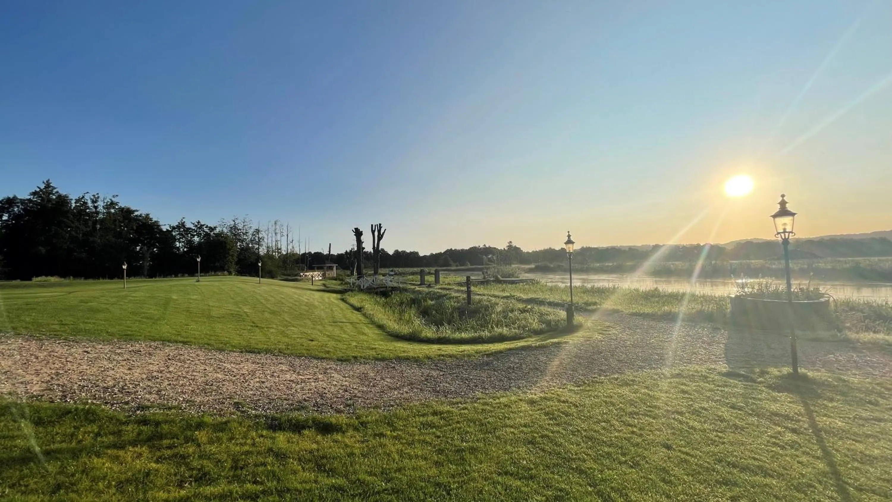 Garden view in Svostrup Kro