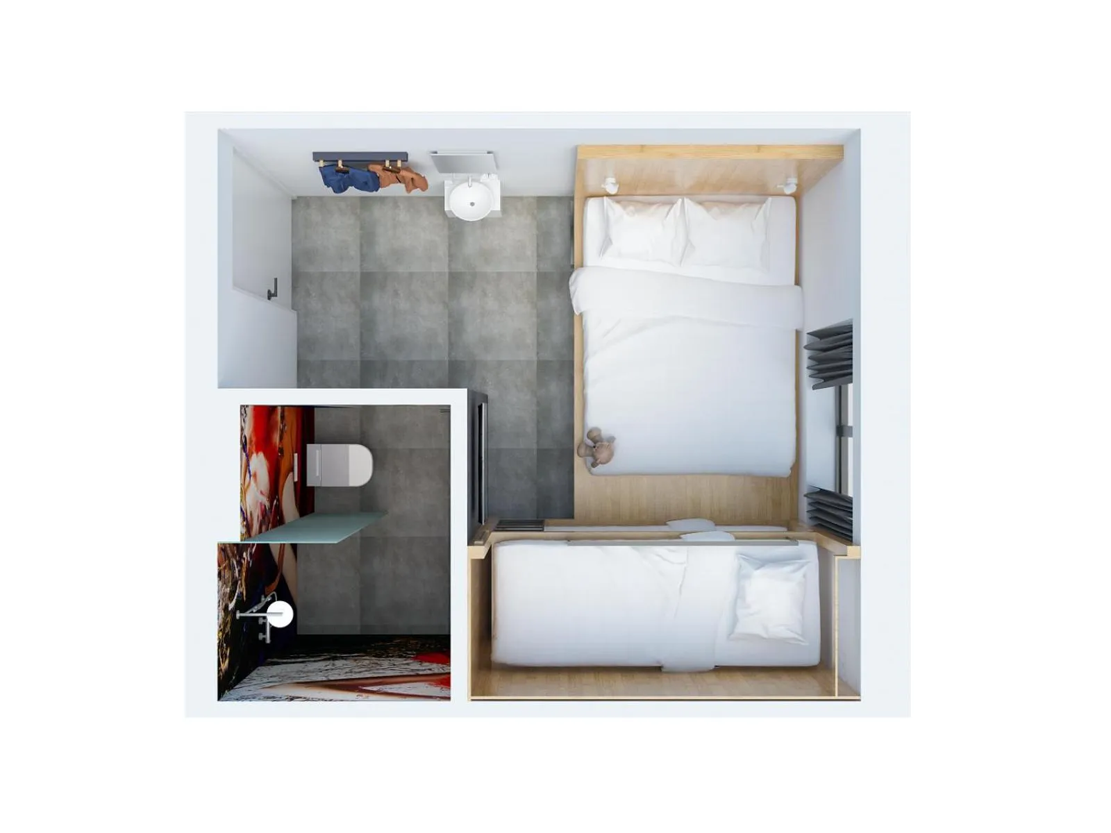 Toilet in Bunk Hotel Utrecht