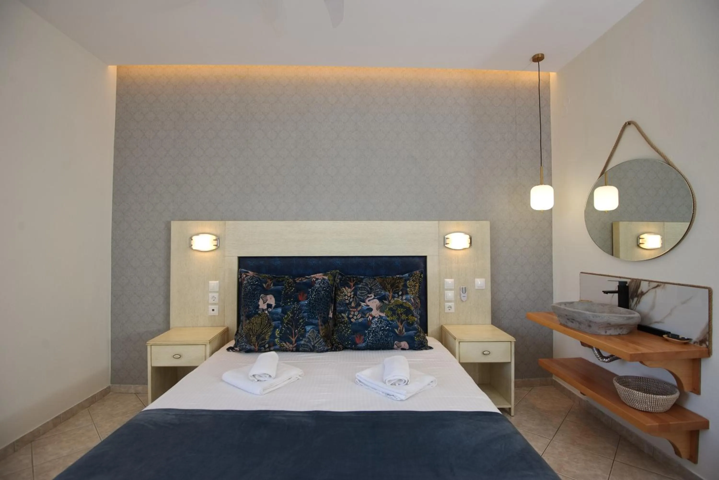 Bed in Pension Votsi