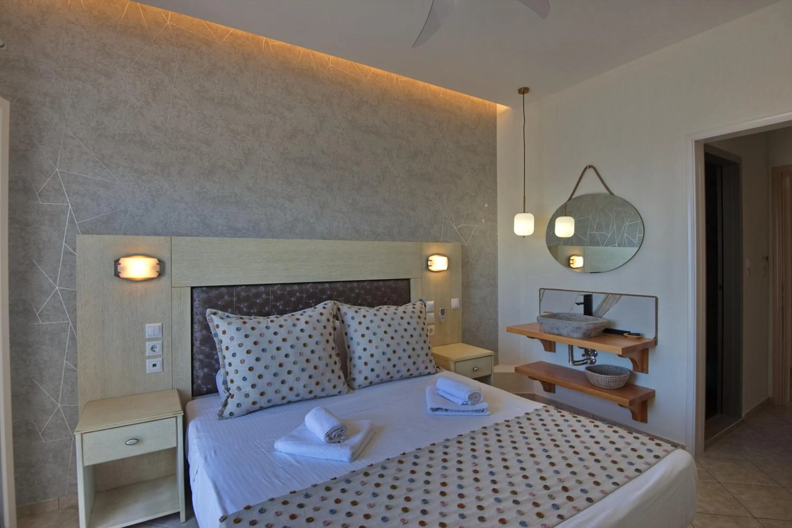 Bed in Pension Votsi