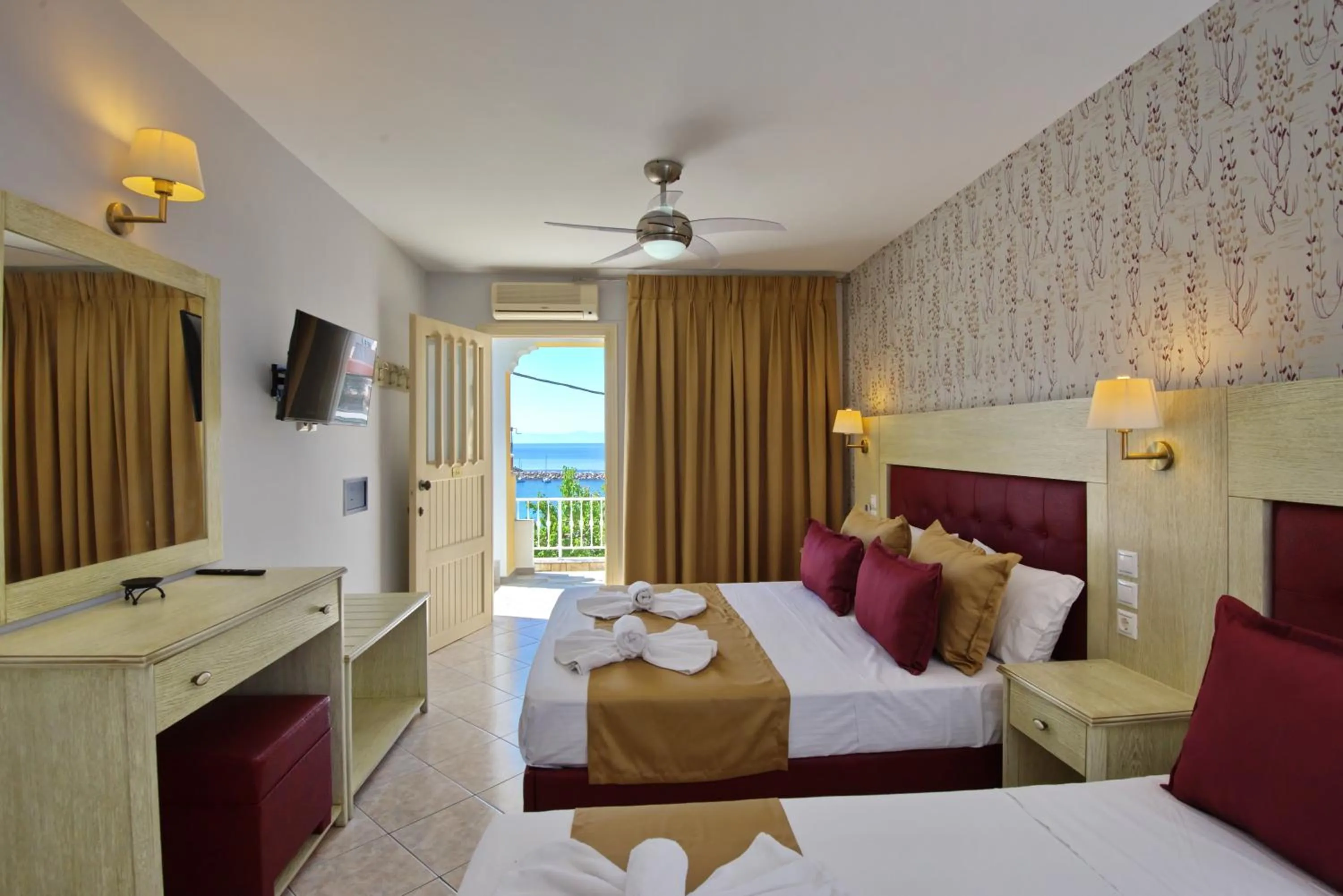 Bed in Pension Votsi